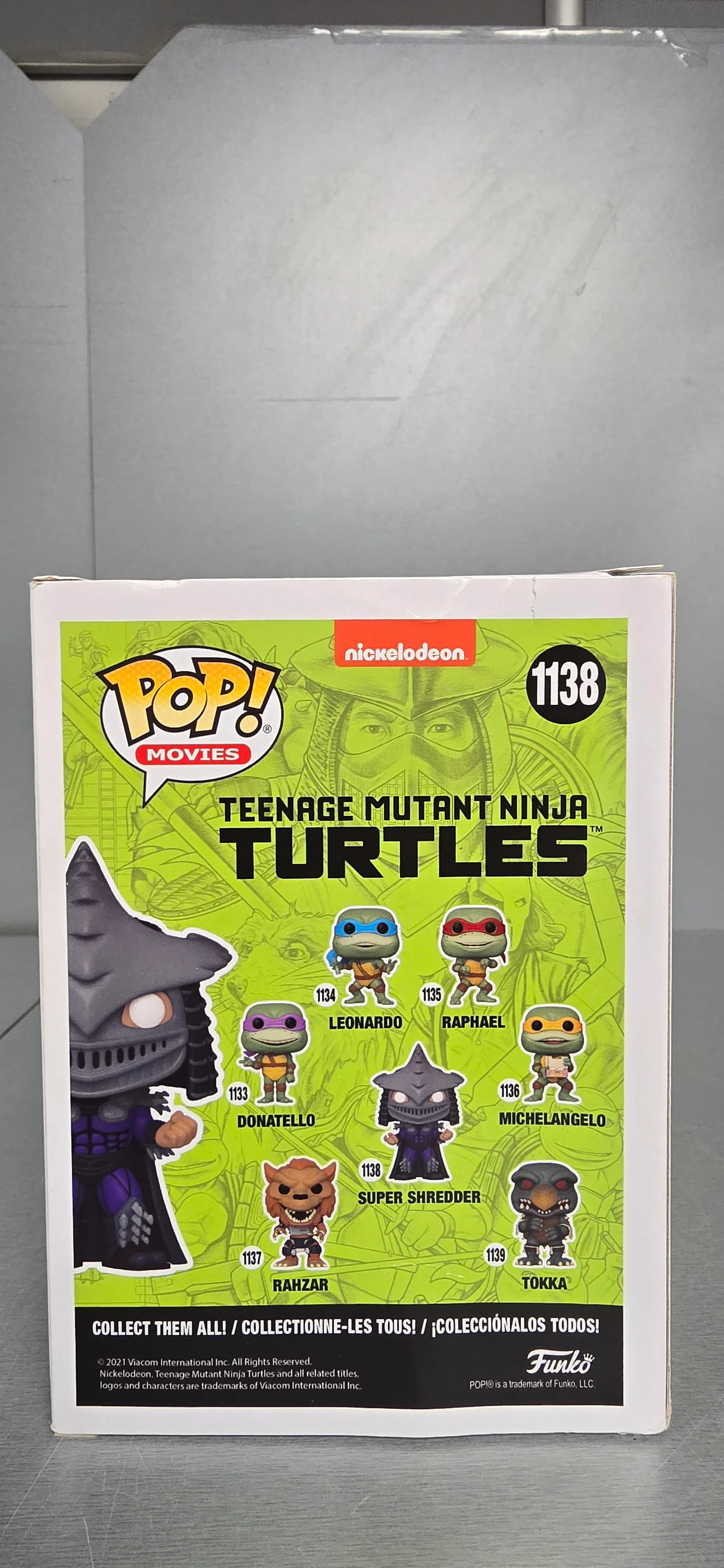 Funko Pop Teenage Mutant Ninja Turtles Super Shredder Metallic #1138 + Protector *collection only* - Image 2