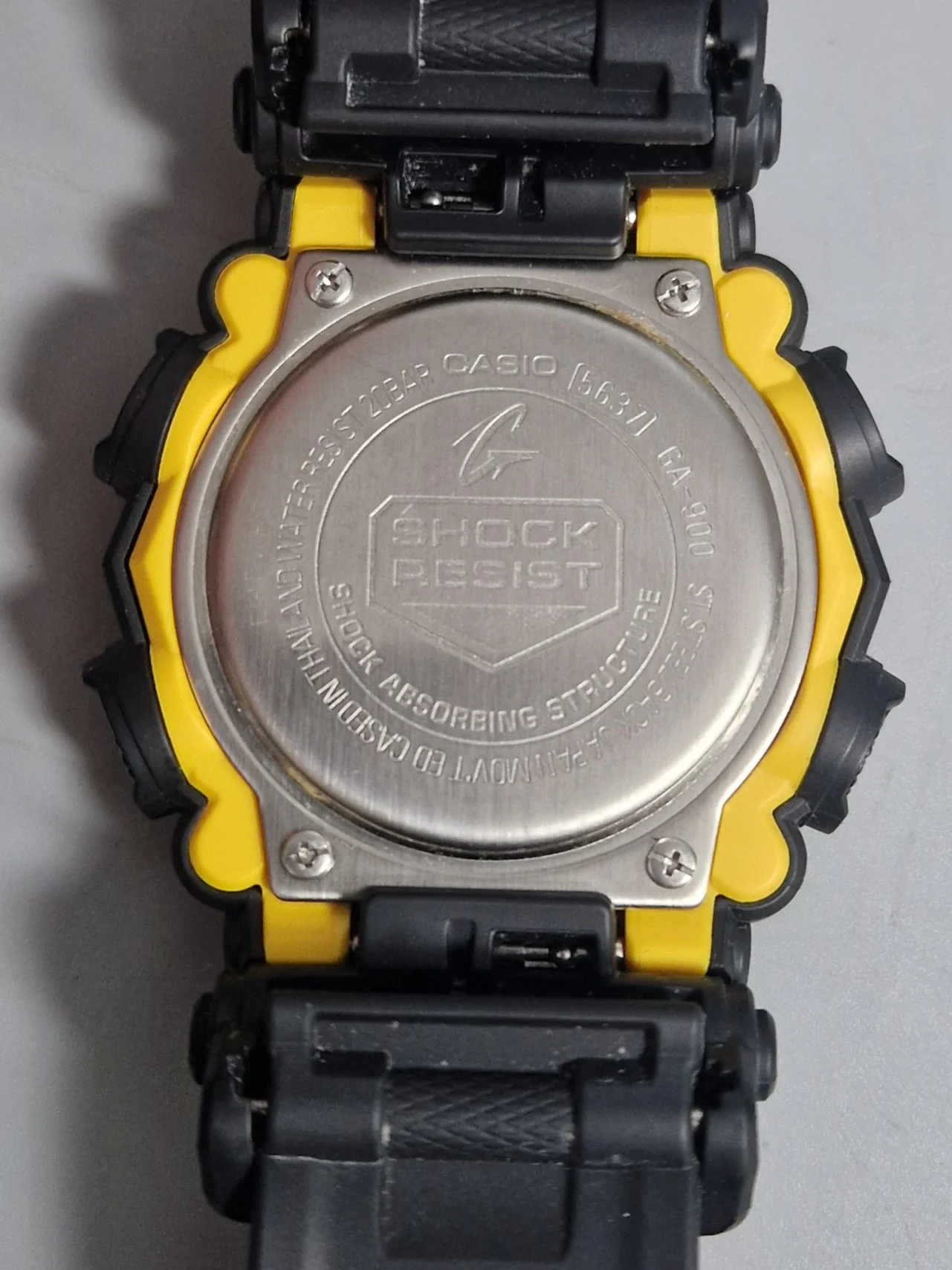 G-Shock GA-900-1AER Mens Heavy Duty Black Resin Strap Watch - Image 3