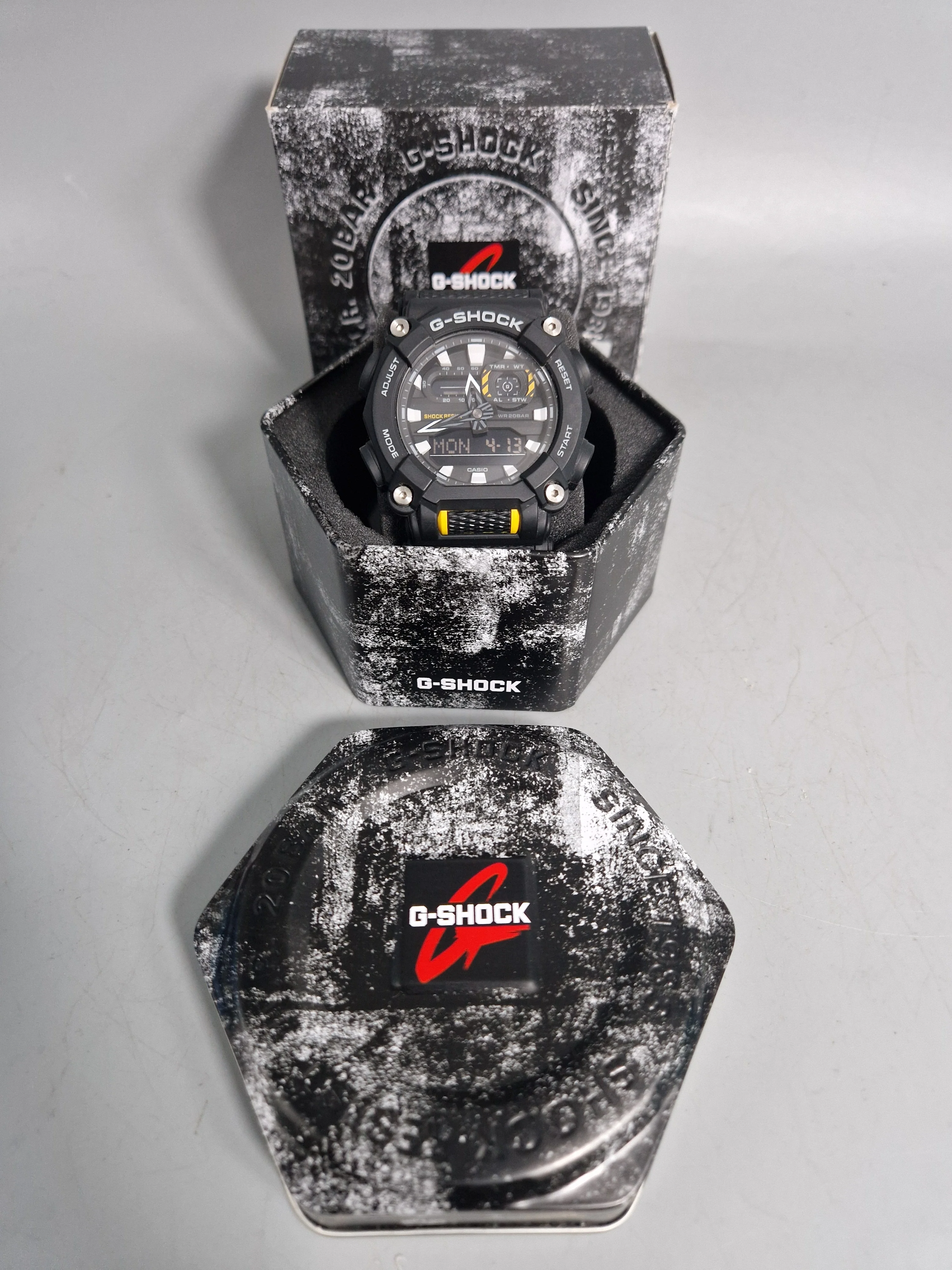 G-Shock GA-900-1AER Mens Heavy Duty Black Resin Strap Watch - Image 4