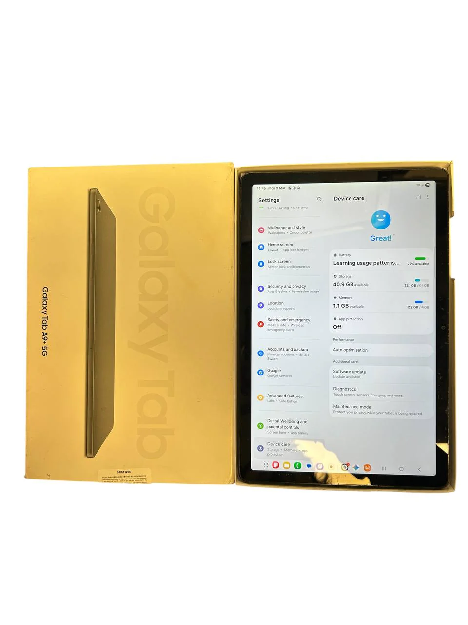 Galaxy SM-X216B Tab A9+ BOXED {64GB} - Image 2