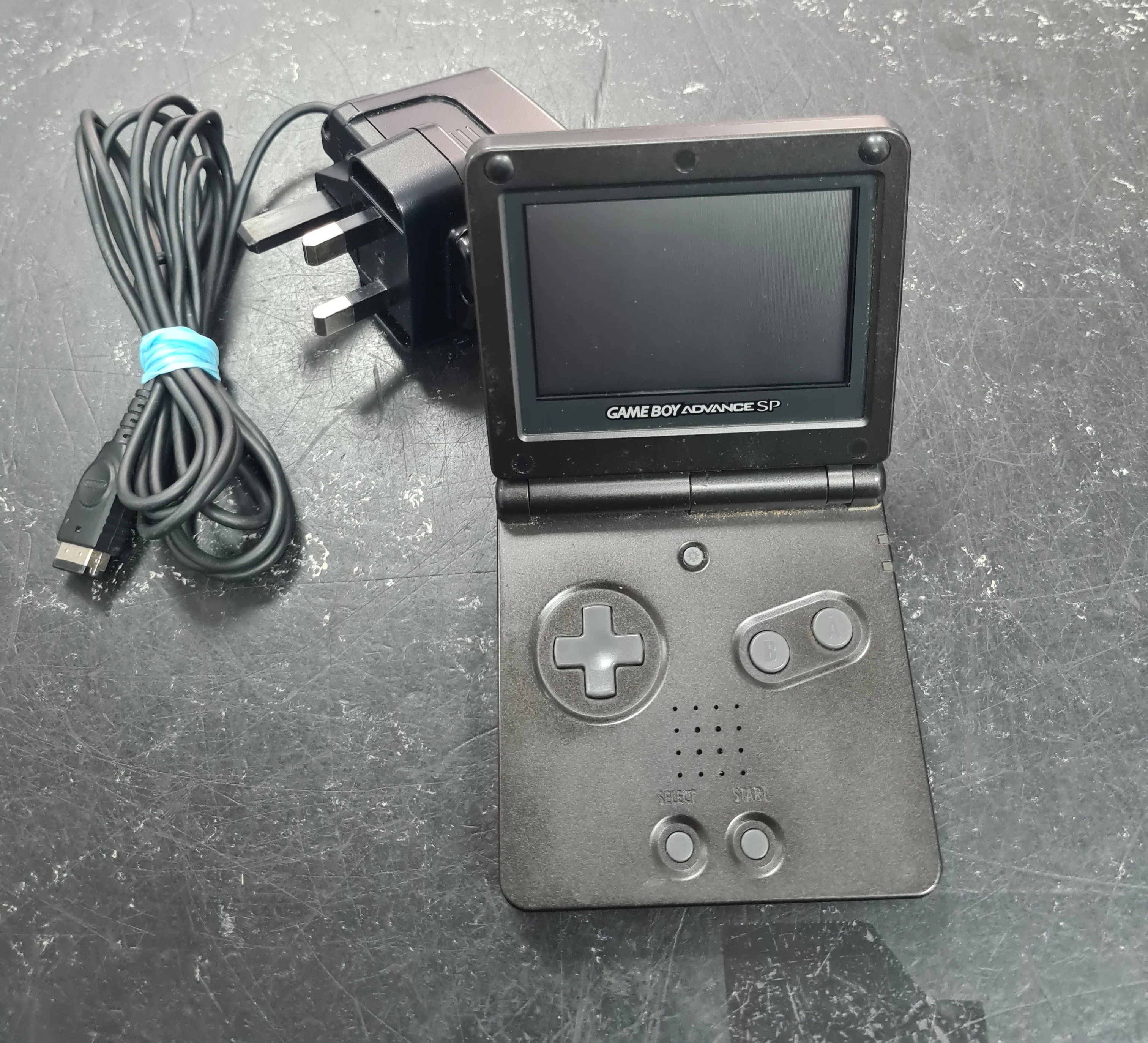 Game Boy Advance SP AGS-001 Console, Smooth Black - Image 3