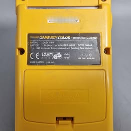 Game Boy Color Console, Yellow, Unboxed and 3 games - Image 2