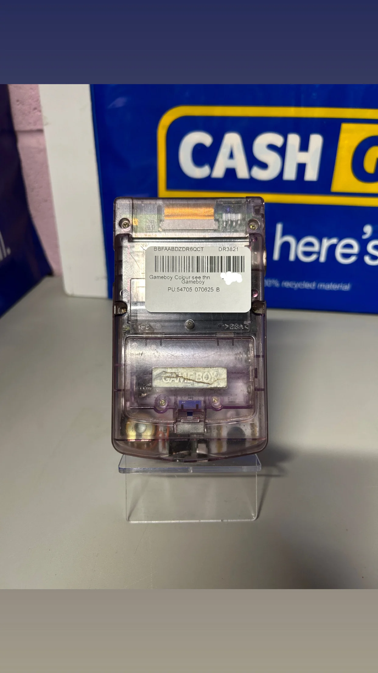 Gameboy Colour see thru purple - Image 4