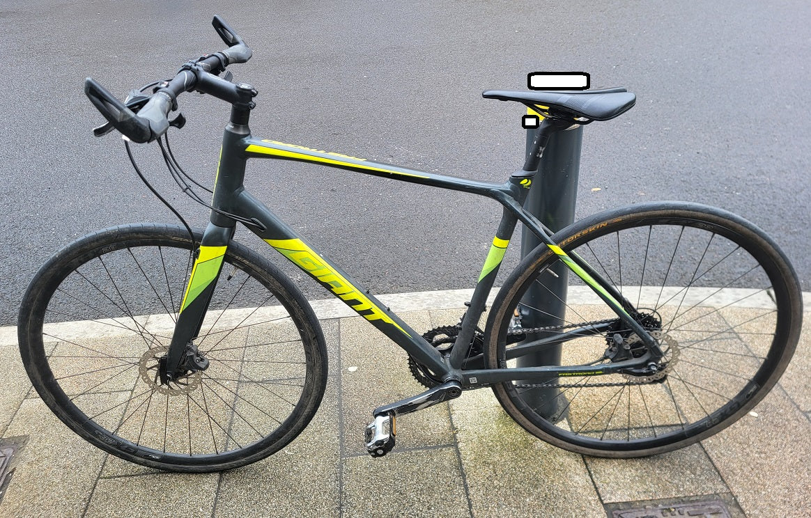 Giant Fastroad Hybrid 2018 - 16 Gears - 27.5" wheels - 20" Frame (Green/Yellow)