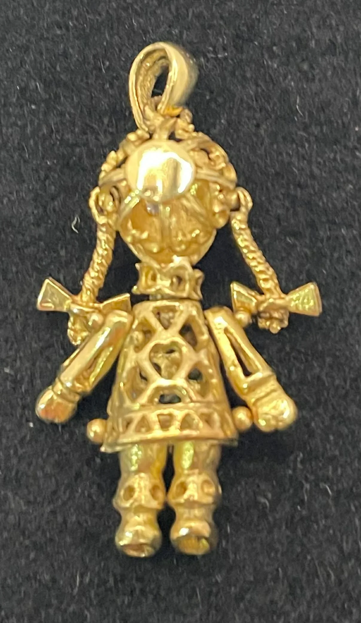 Gold pendent doll - Image 2