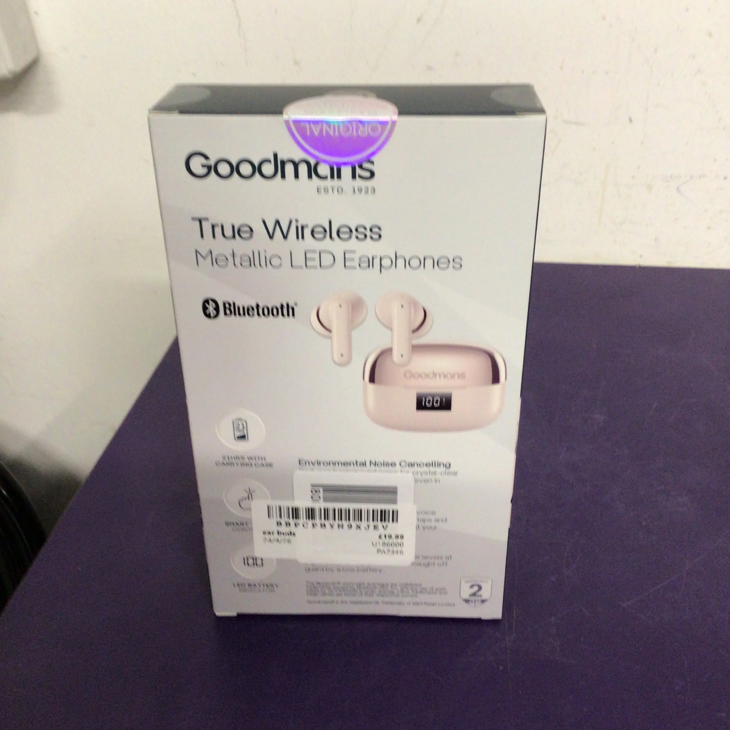 Goodmans True Wireless Led Metallic Earphones - Image 3