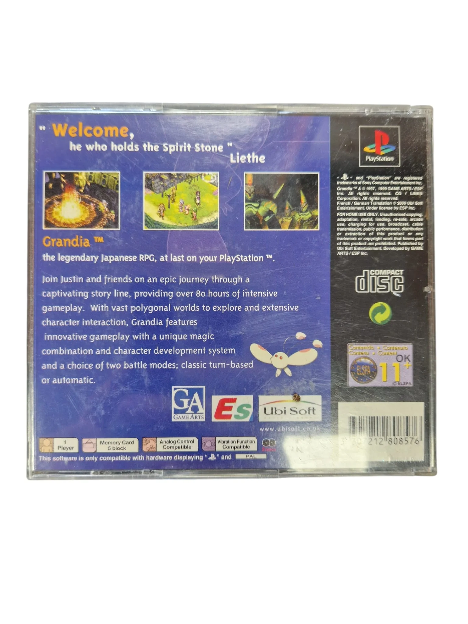 Grandia PlayStation 1 Game *Collection Only* - Image 2