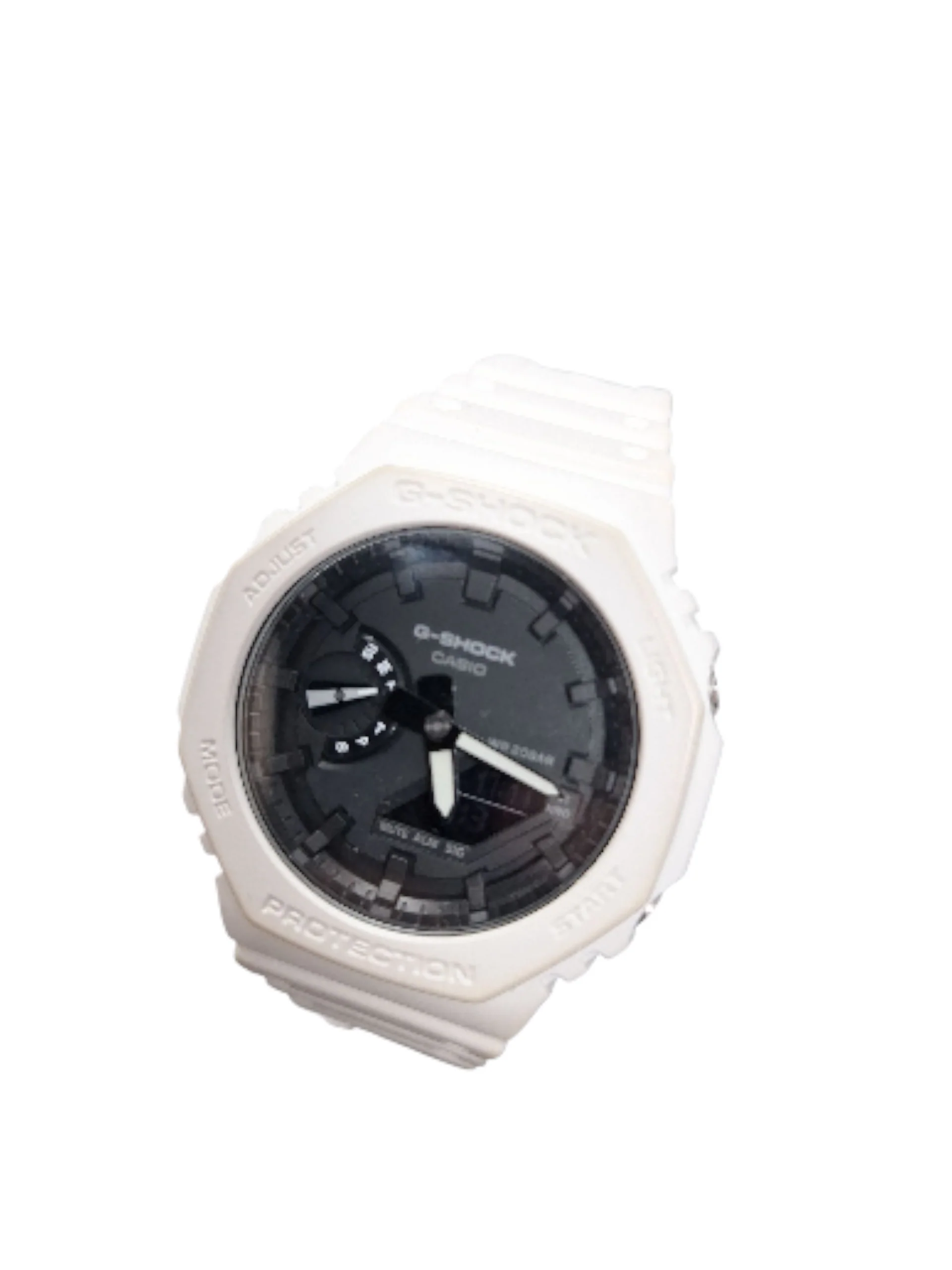 GSHOCK GA-2100 SKELETON SERIES 20BAR WHITE MENS BOYS ANALOG DIGITAL WATCH