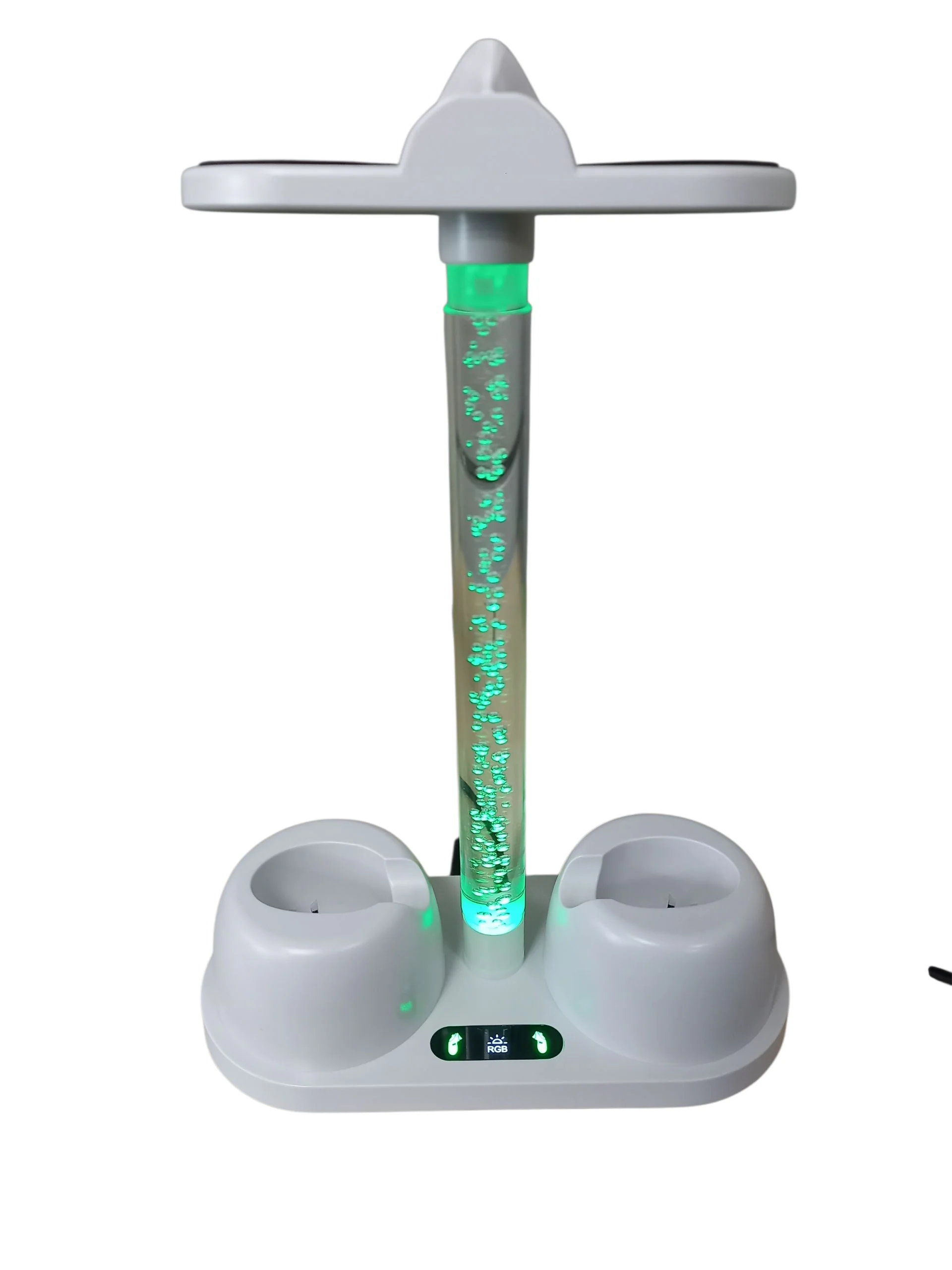 HBV-463 For Meta Oculus Quest 3 RGB VR Headset Charging Station Display Stand Base Controller Storage Holder - Image 3