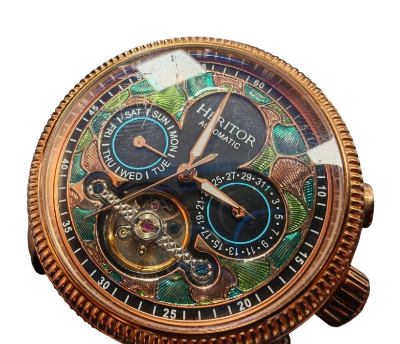 Heritor Automatic Skeleton Watch**Boxed** - Image 3