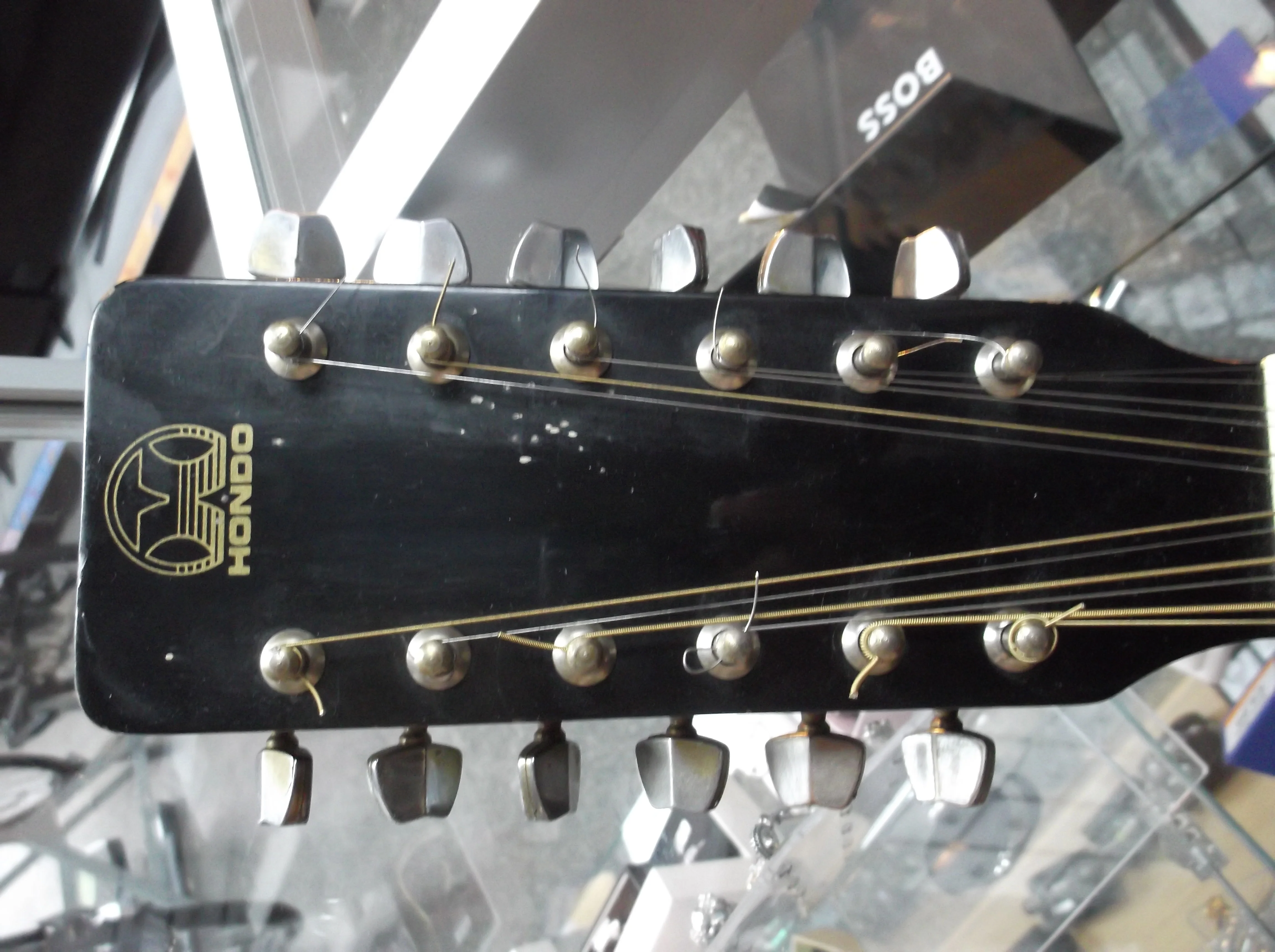 Hondo 12 String Acoustic Guitar - Image 3