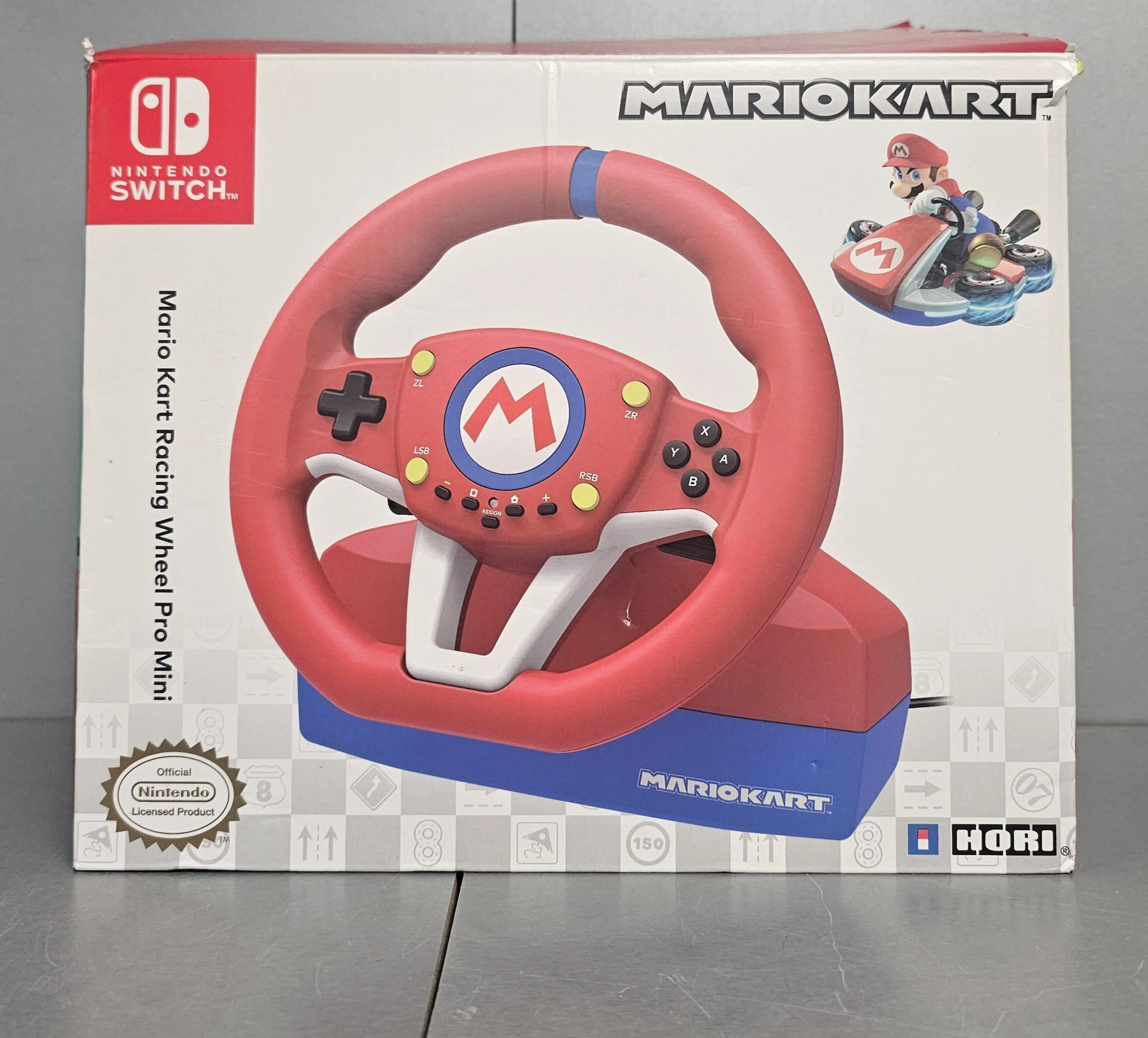 HORI Mario Kart Racing Wheel Pro for Nintendo Switch **Collection Only** - Image 2