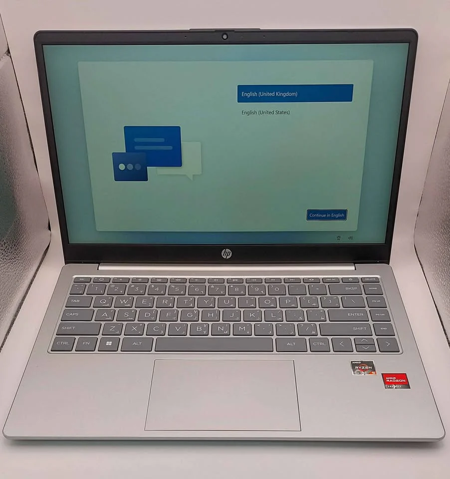 HP 14-em0002ne RYZEN 5 7530U 8GB RAM 512GB SSD 15" Screen windows 11 grey unboxed