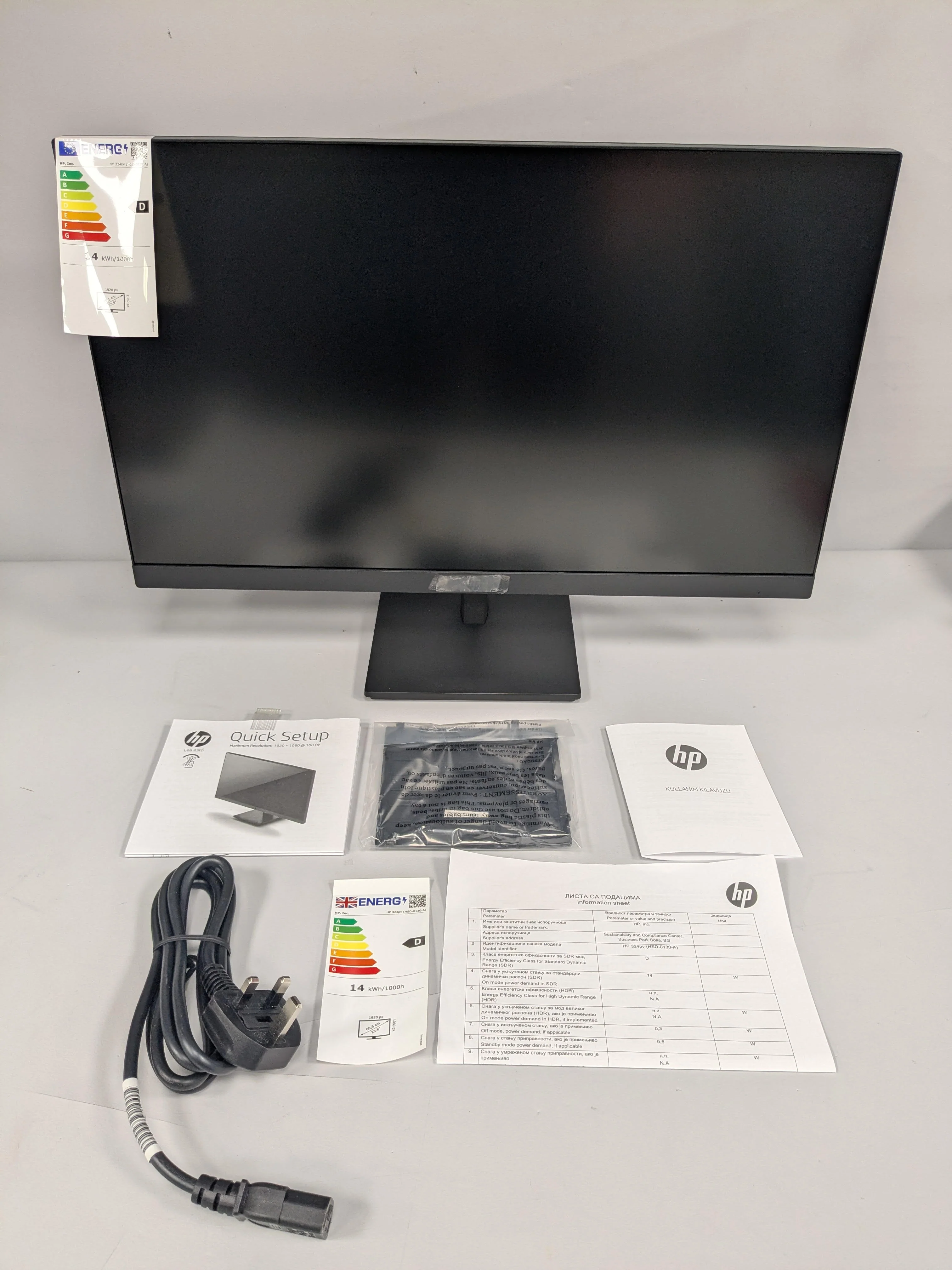 HP Series 3 Pro 23.8 inch FHD Monitor - 324pv 50Hz - Image 3