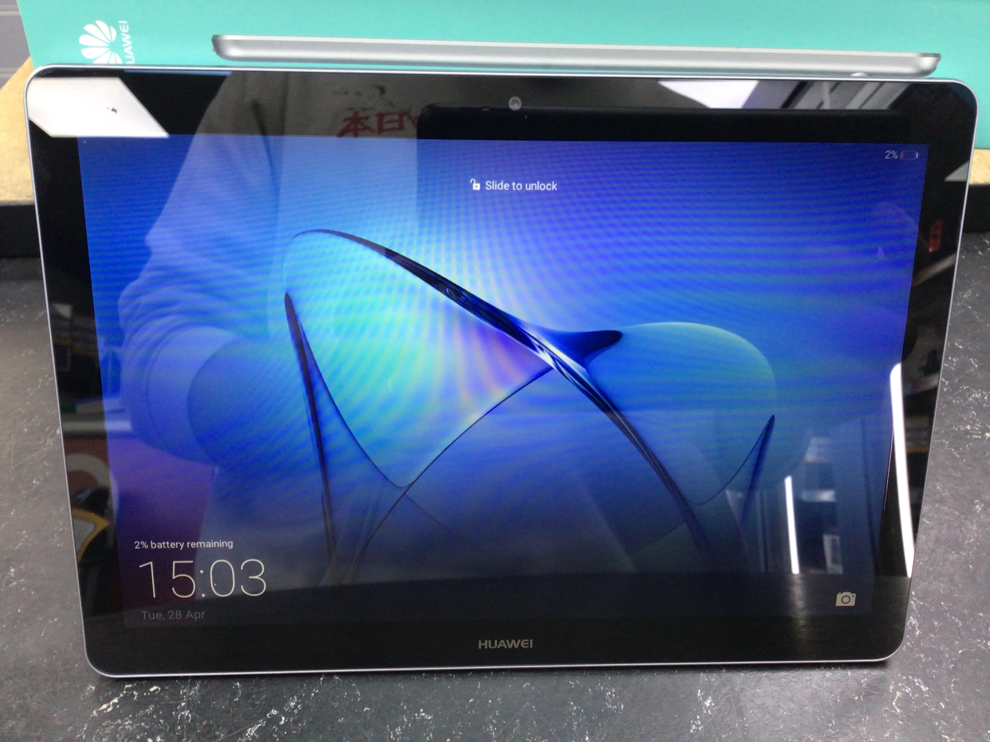 Huawei Media Pad T3 10 Silver Tablet Pre Owned - Image 2