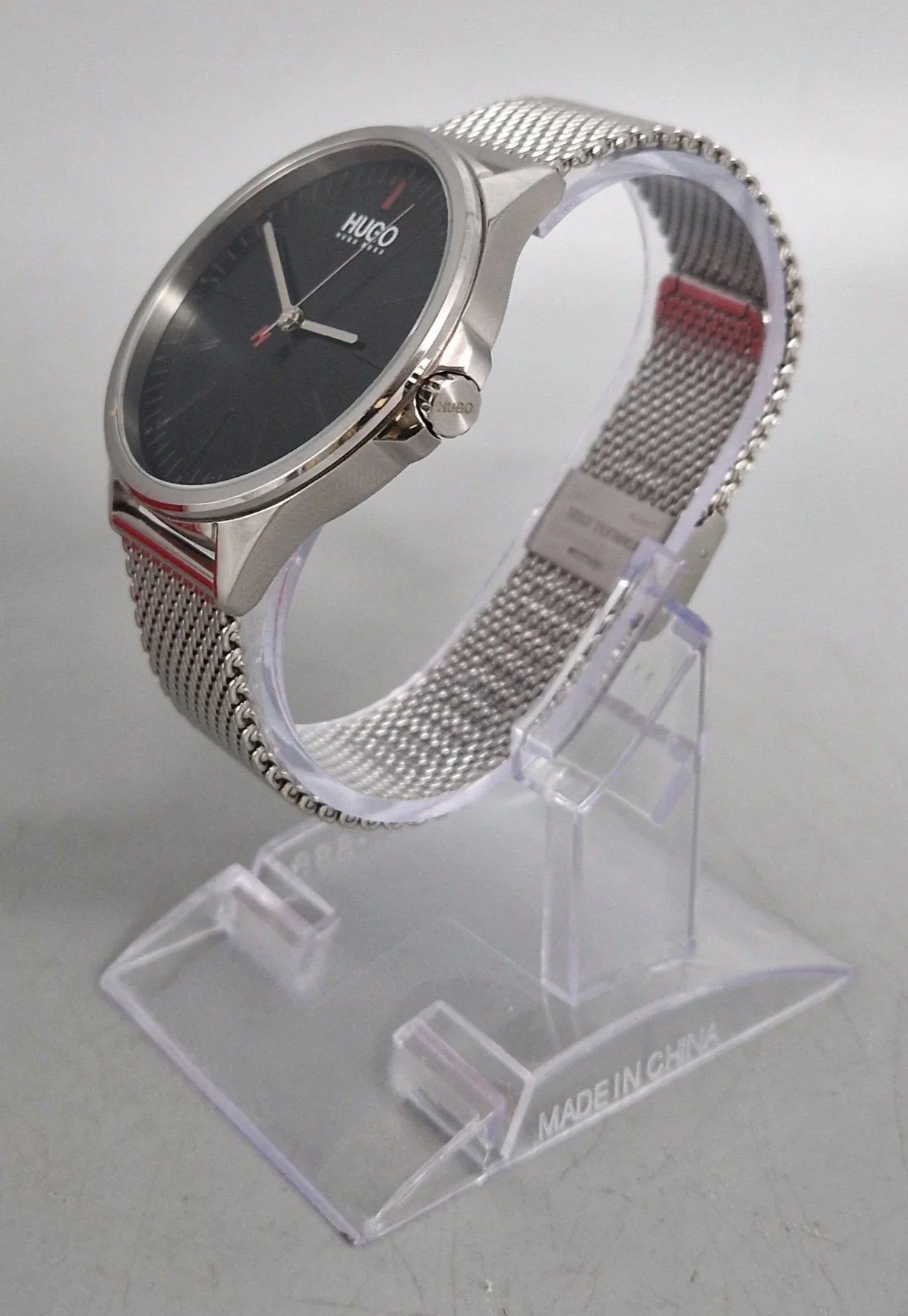 Hugo Boss HU.395.1.14.3397 WR50M Gents Mesh Bracelet Watch - 43mm - Image 2