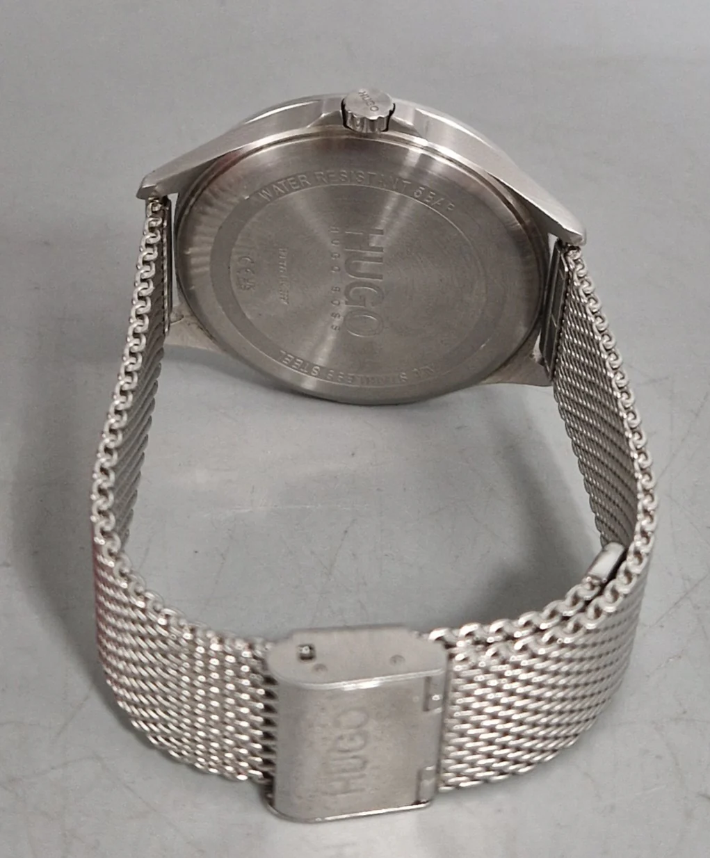 Hugo Boss HU.395.1.14.3397 WR50M Gents Mesh Bracelet Watch - 43mm - Image 4