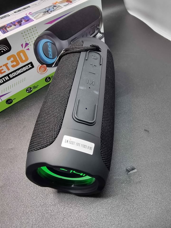 Ibiza Bullet30 LED 30Watt Bluetooth Speaker Soundbox **BRAND NEW** - Image 2