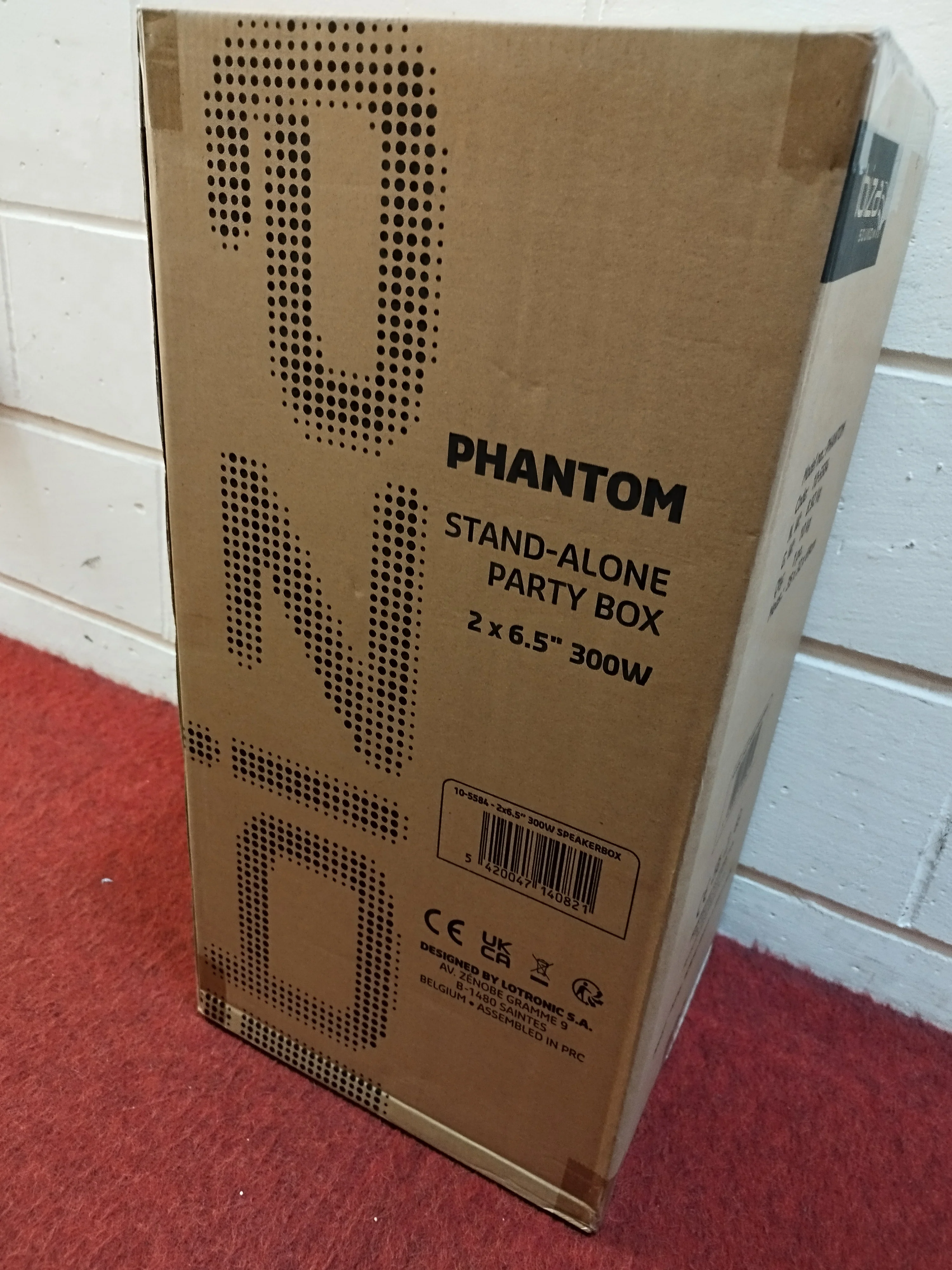 Ibiza Phantom Stand-Alone 300W Bluetooth Partybox - Brown box version - Image 3
