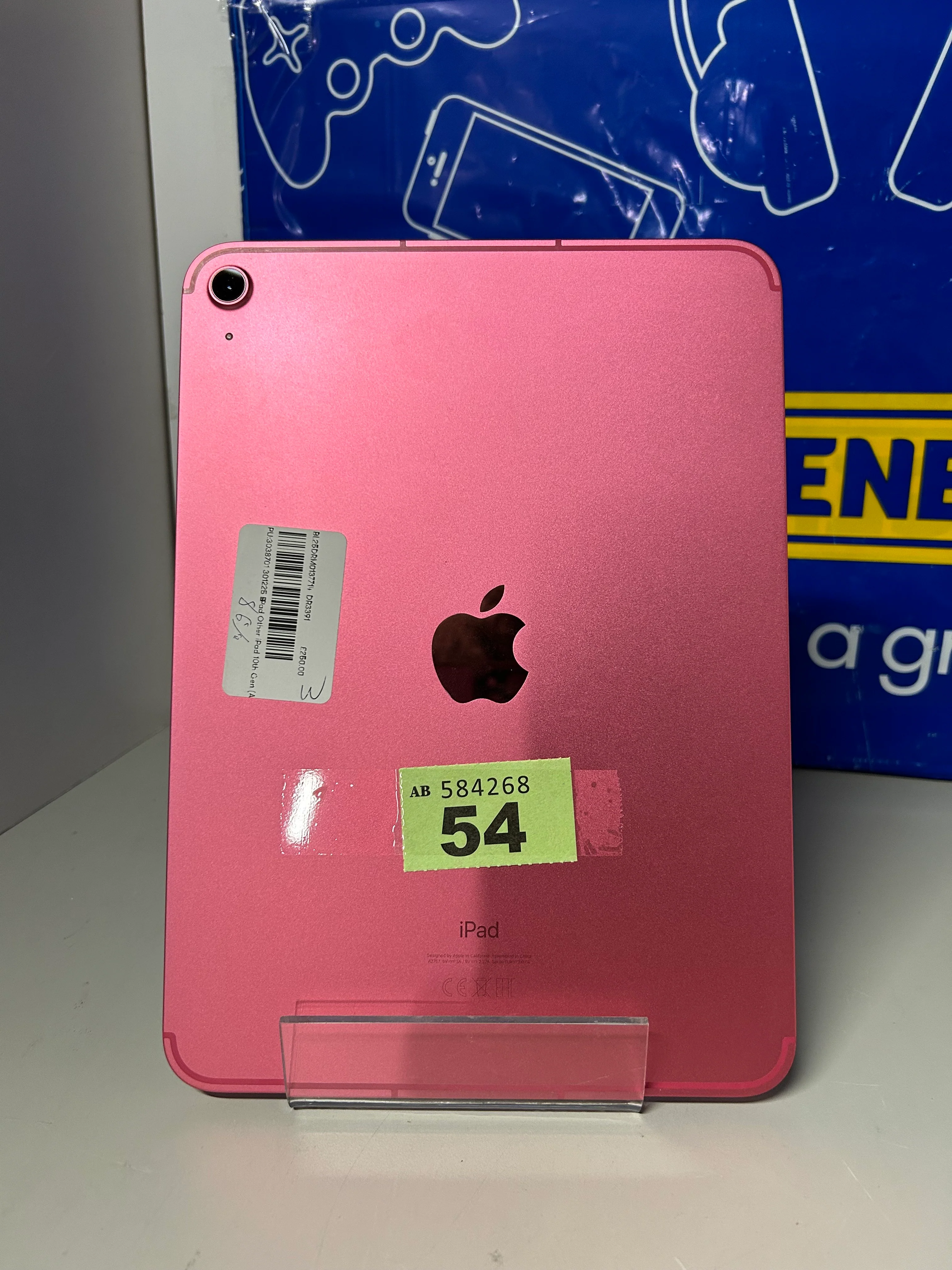 iPad 10th Gen (A2757) 10.9" 64GB - Pink, Unlocked. - Image 3