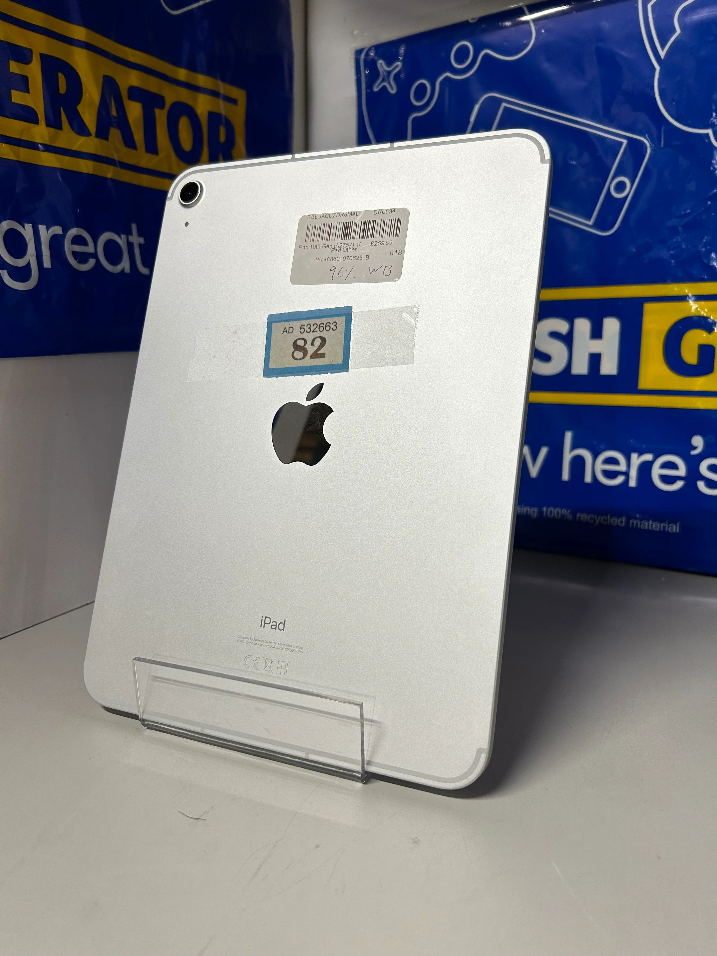 iPad 10th Gen (A2757) 10.9" 64GB - Silver - Image 4