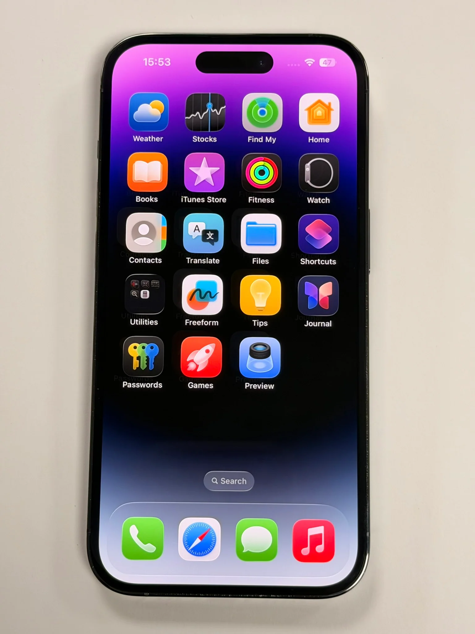 iphone 14 pro deep purple 100% 512gb - Image 4