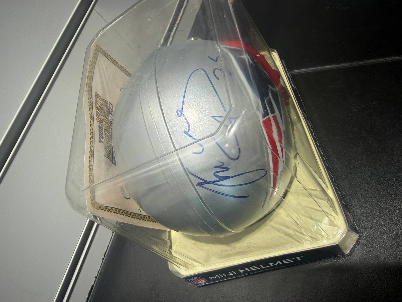 Jonas Gray Signed New England Patriots Mini-Helmet - Image 2