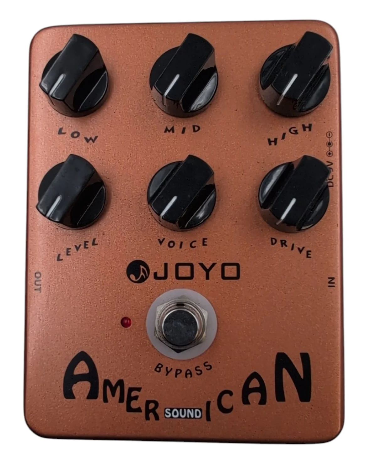 JOYO American Sound Amp Simulator Pedal of Fd 57 Deluxe Amplifier from Clean to Overdrive Sound for Electric Guitar Effect - Bypass "Collection Only" - Image 2