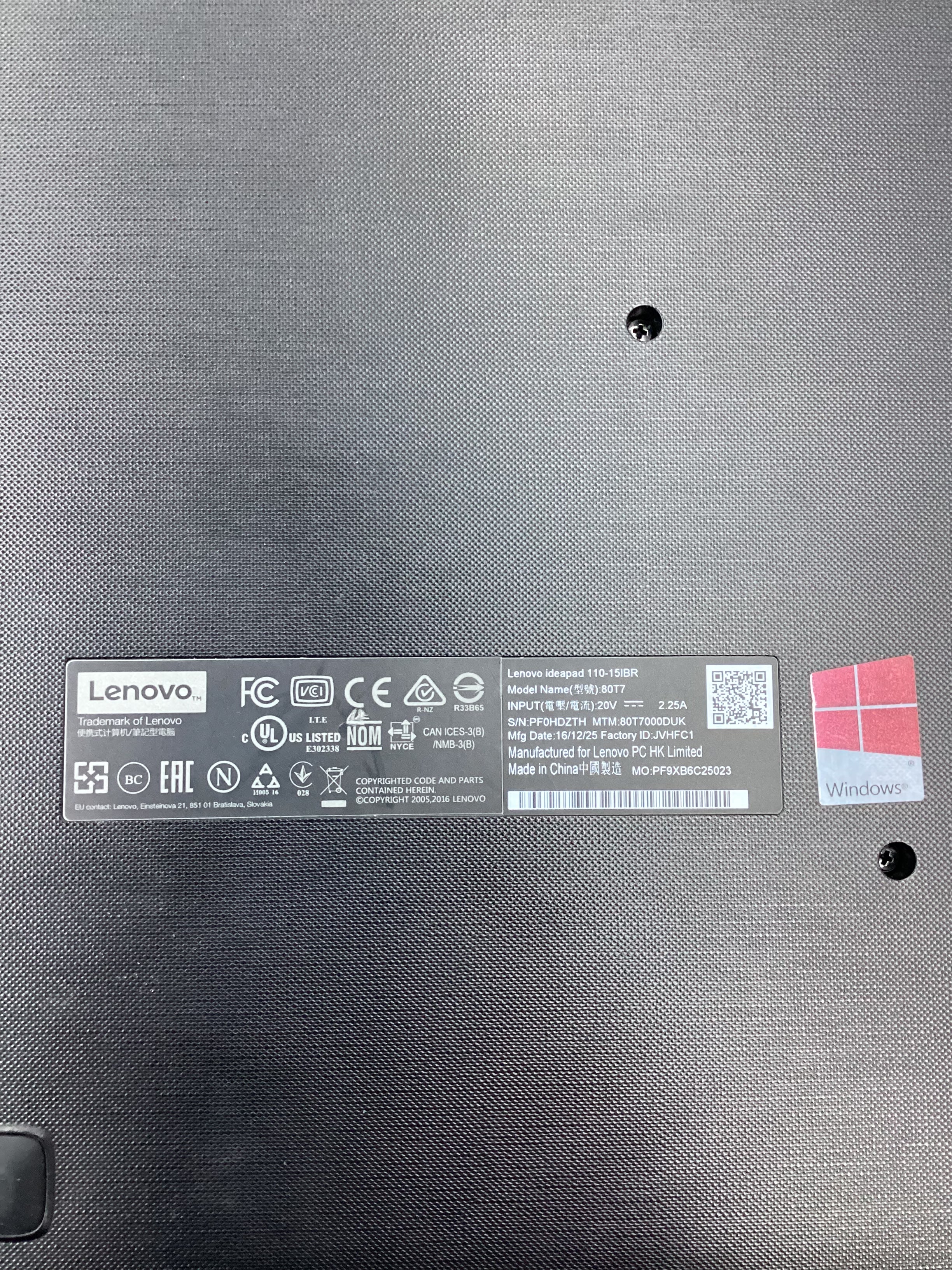 Lenovo Ideapad 110 15.6" Notebook - Black - Image 3
