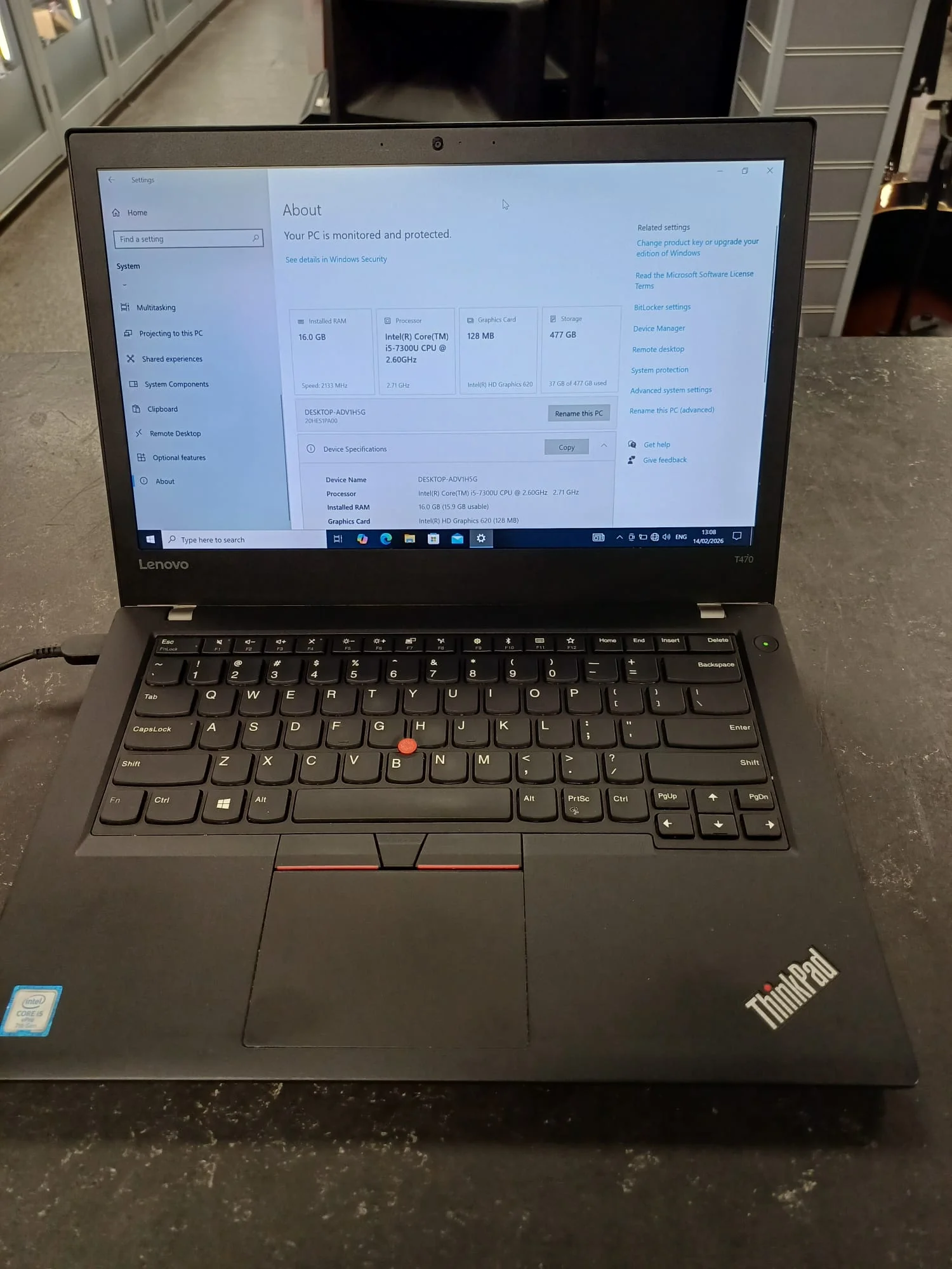 Lenovo ThinkPad T470 - Image 3