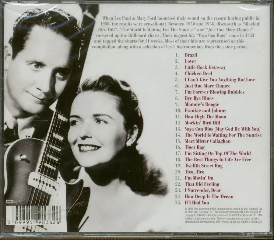 Les Paul & Mary FORD: The Very Best of Les Paul & Mary Ford CD - Image 2