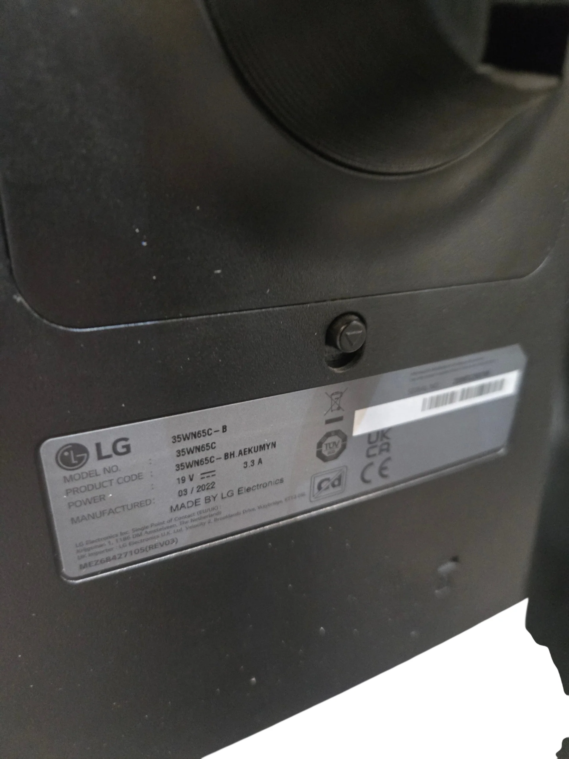 LG 35 Inch 35WN65C-B QHD Curved widescreen Monitor - Image 4