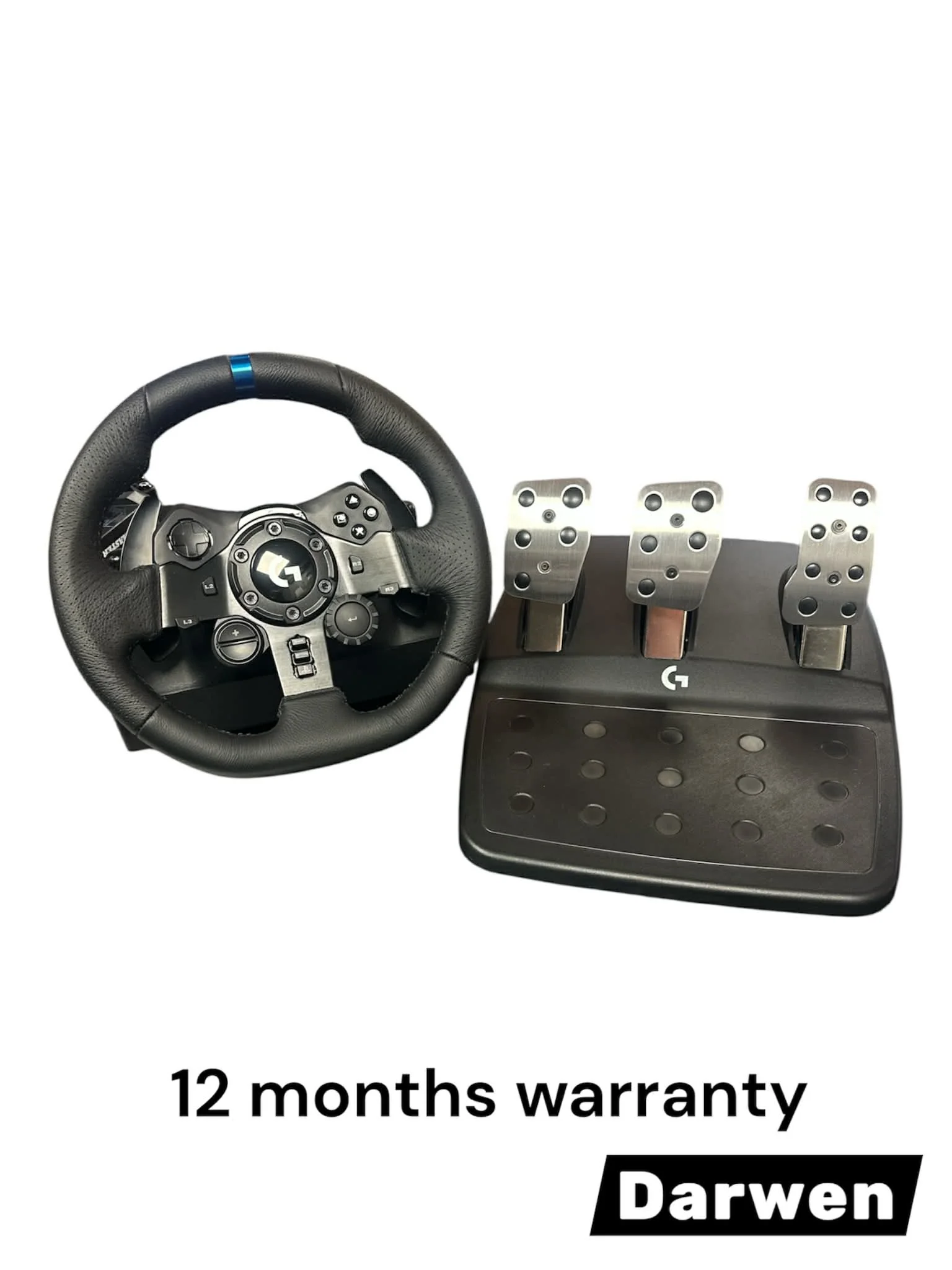 Logitech G923 Racing Wheel and Pedals - Trueforce - For PS5, PS4, PC - Image 2