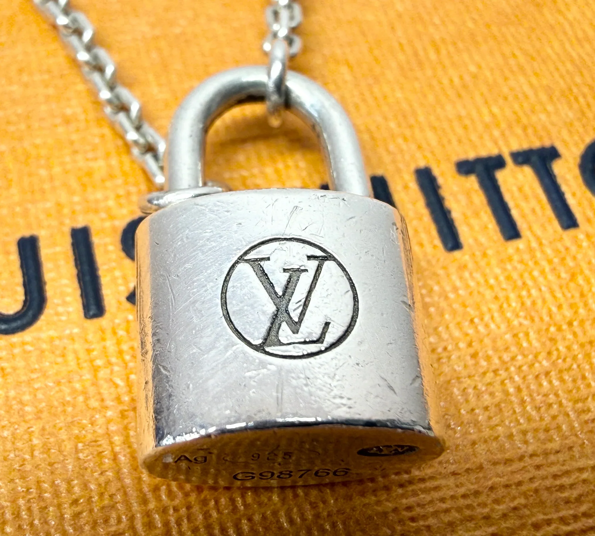 Louis Vuitton - Silver Lockit Pendant Sterling Silver - Image 3