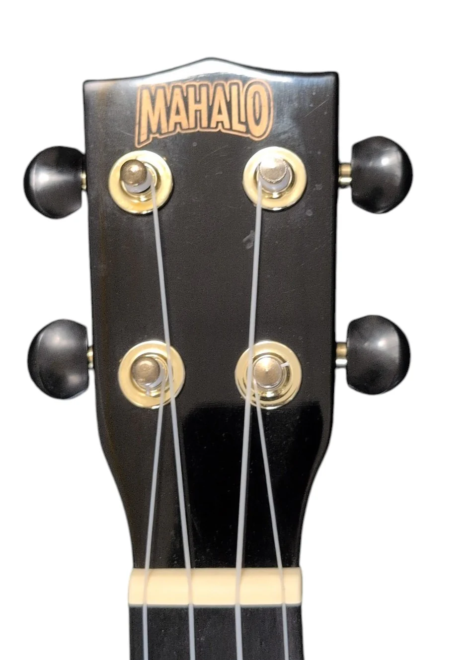 Mahalo MR1BK Rainbow Series Black Soprano Ukulele "Collection Only" - Image 3