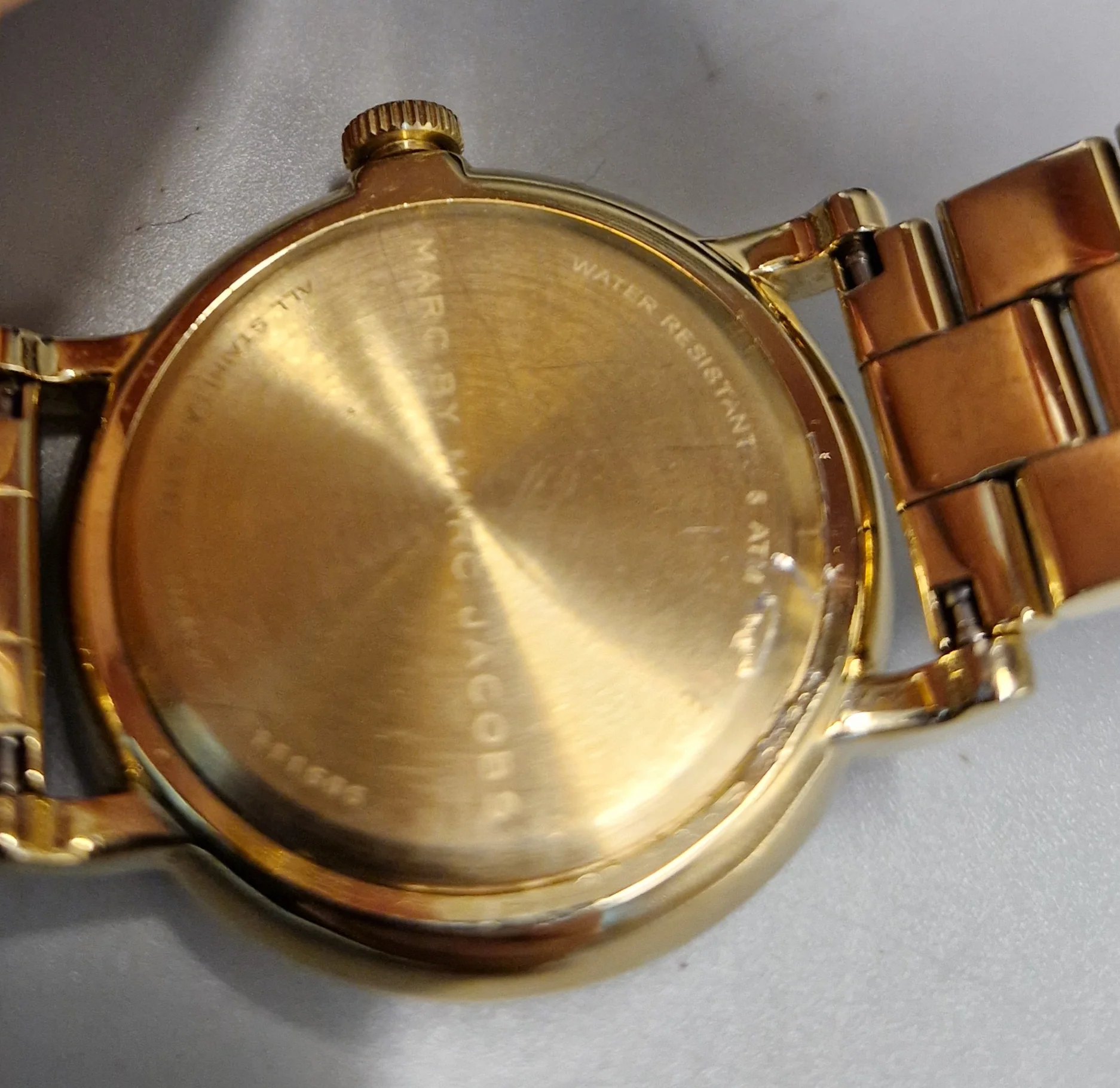 Marc Jacobs MBM3243 Baker Gold Stainless Steel Ladies Watch - Image 2