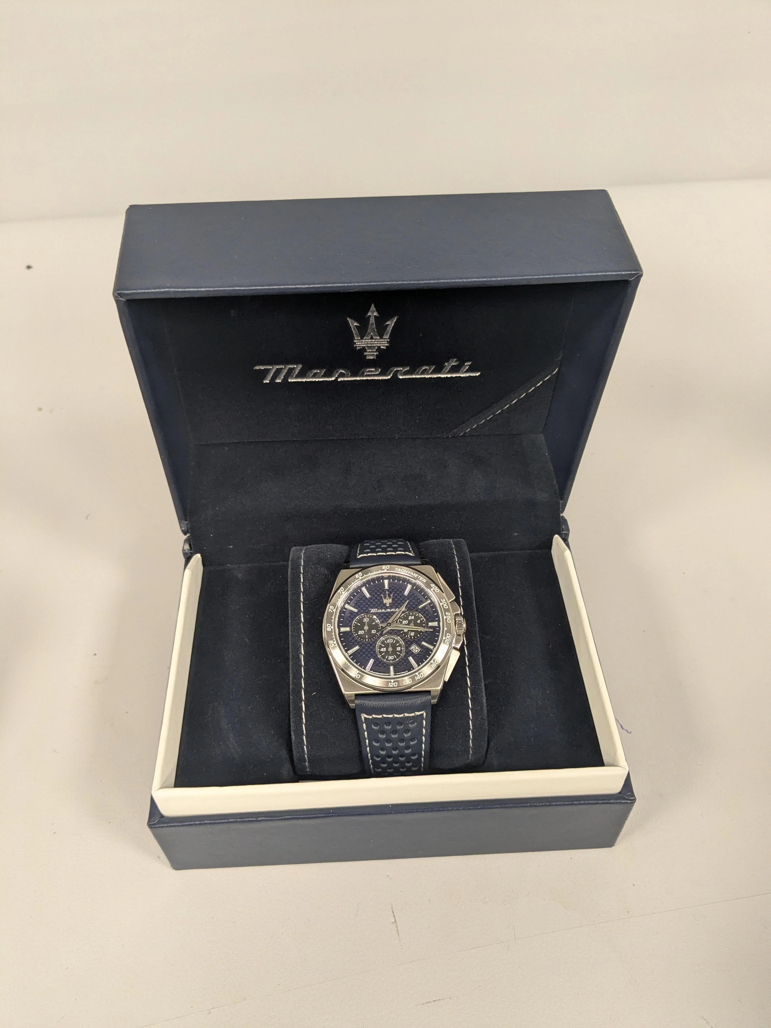 Maserati Men's Velocita Chronograph Strap Watch - Image 2