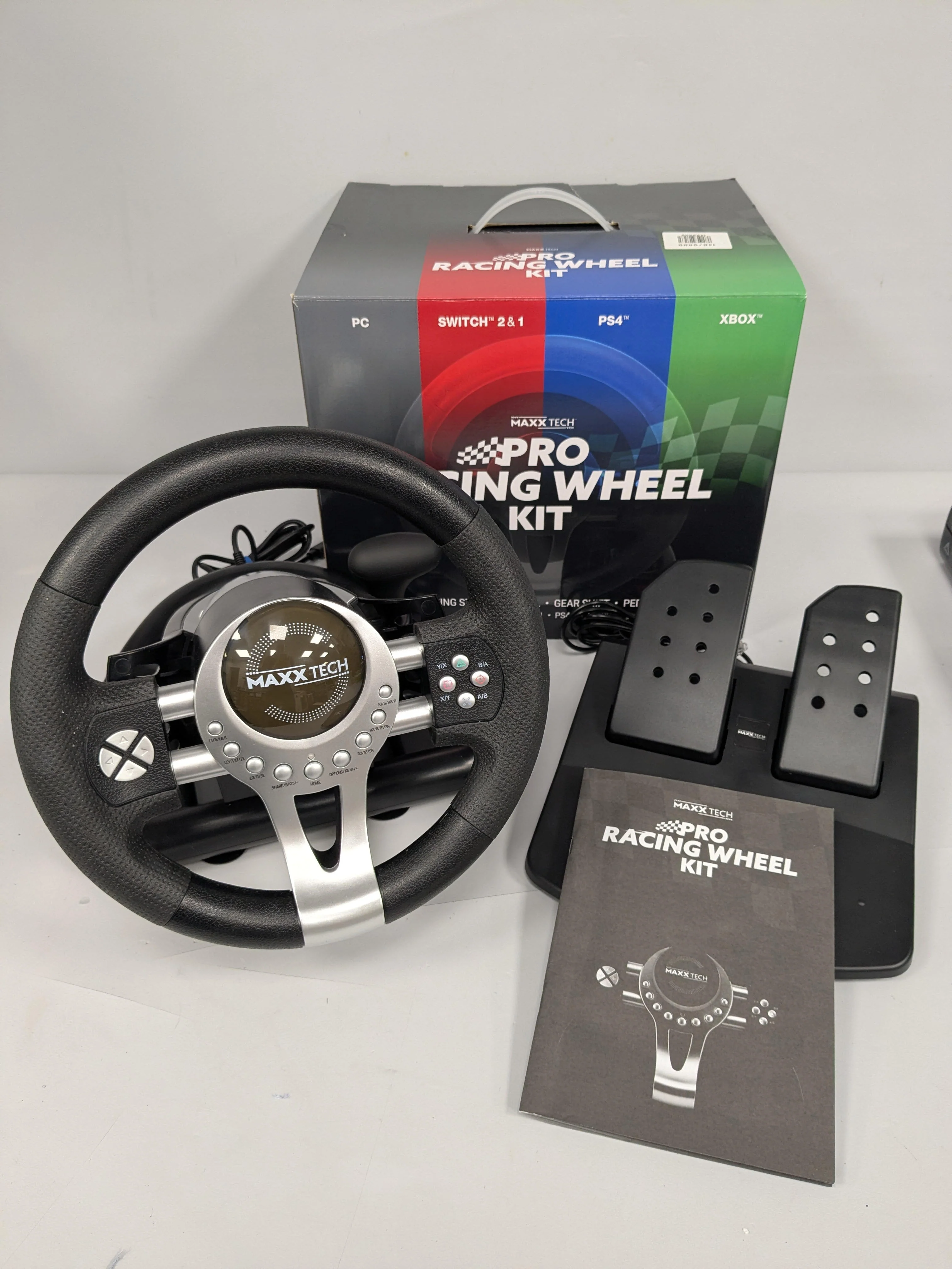 MAXX TECH PRO RACING WHEEL KIT XBox/PS4/Switch 1&2/PC - Image 2