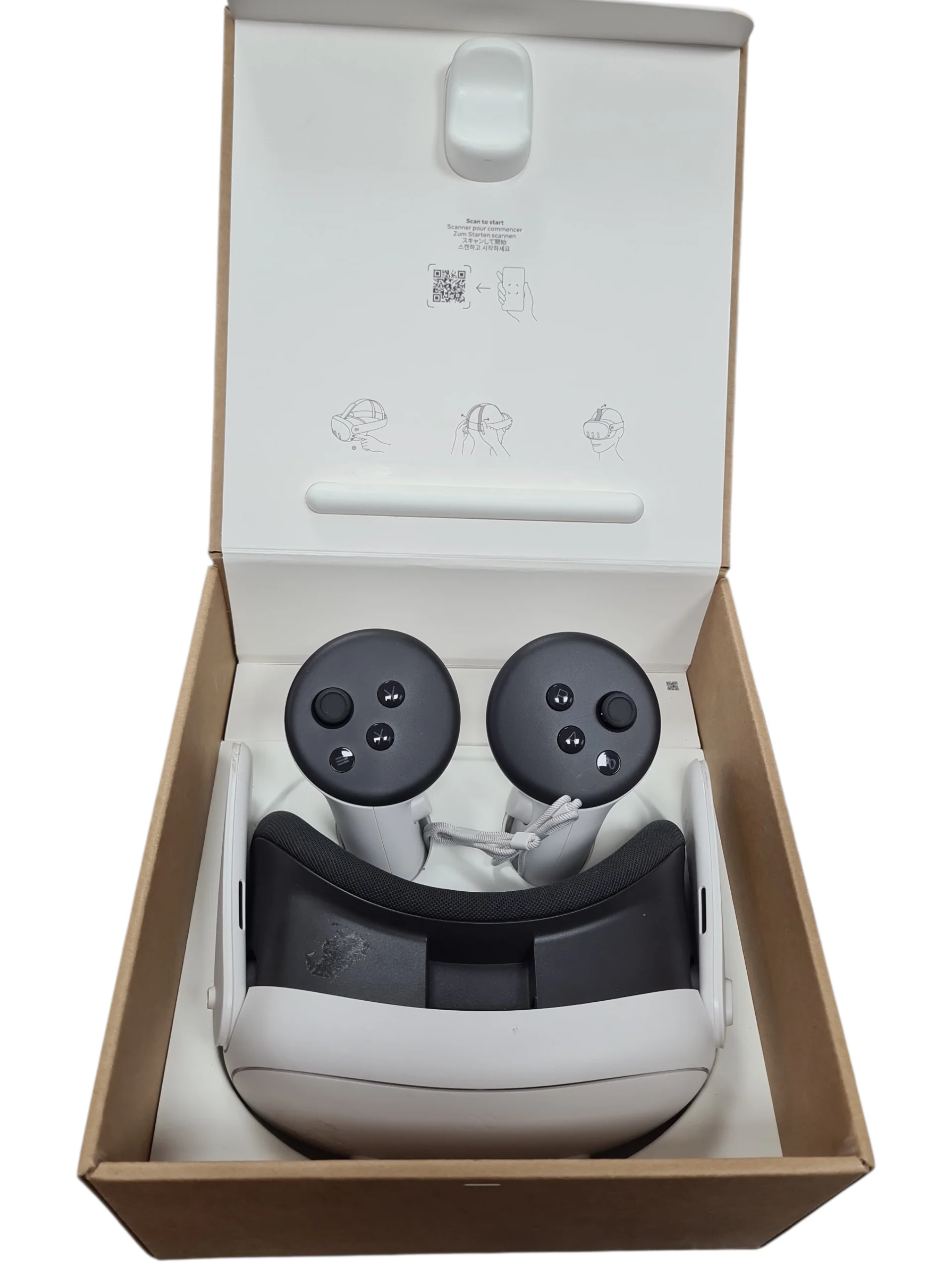 Meta Quest 3 Virtual Reality Headset, 512GB, Boxed With Controllers And Head Strap, White - Image 2
