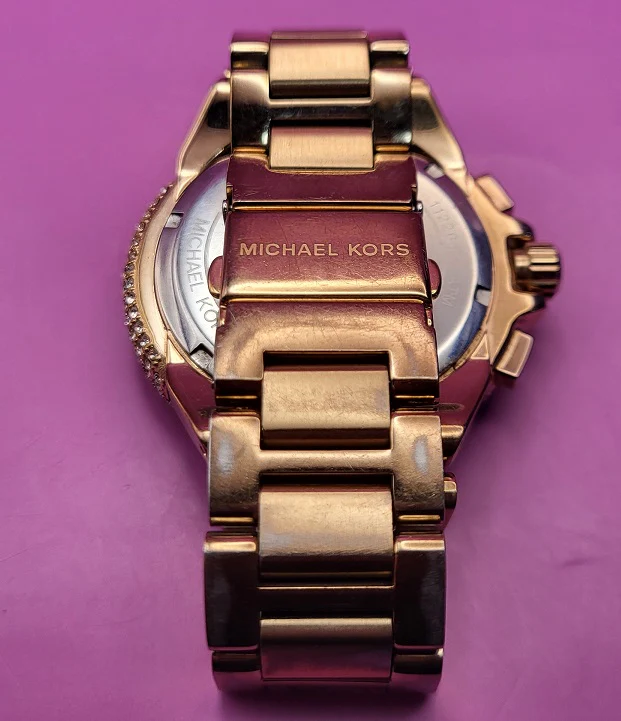 Michael Kors Camille Women's Rose Gold White Dial Chronograph Watch MK6995 - Image 2