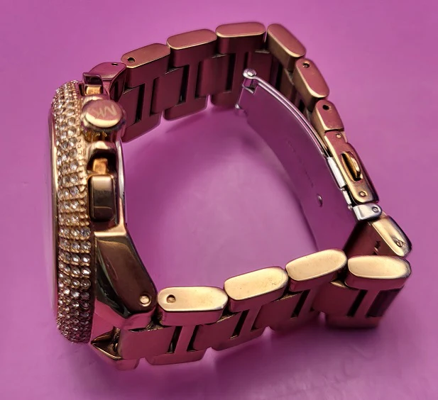 Michael Kors Camille Women's Rose Gold White Dial Chronograph Watch MK6995 - Image 3