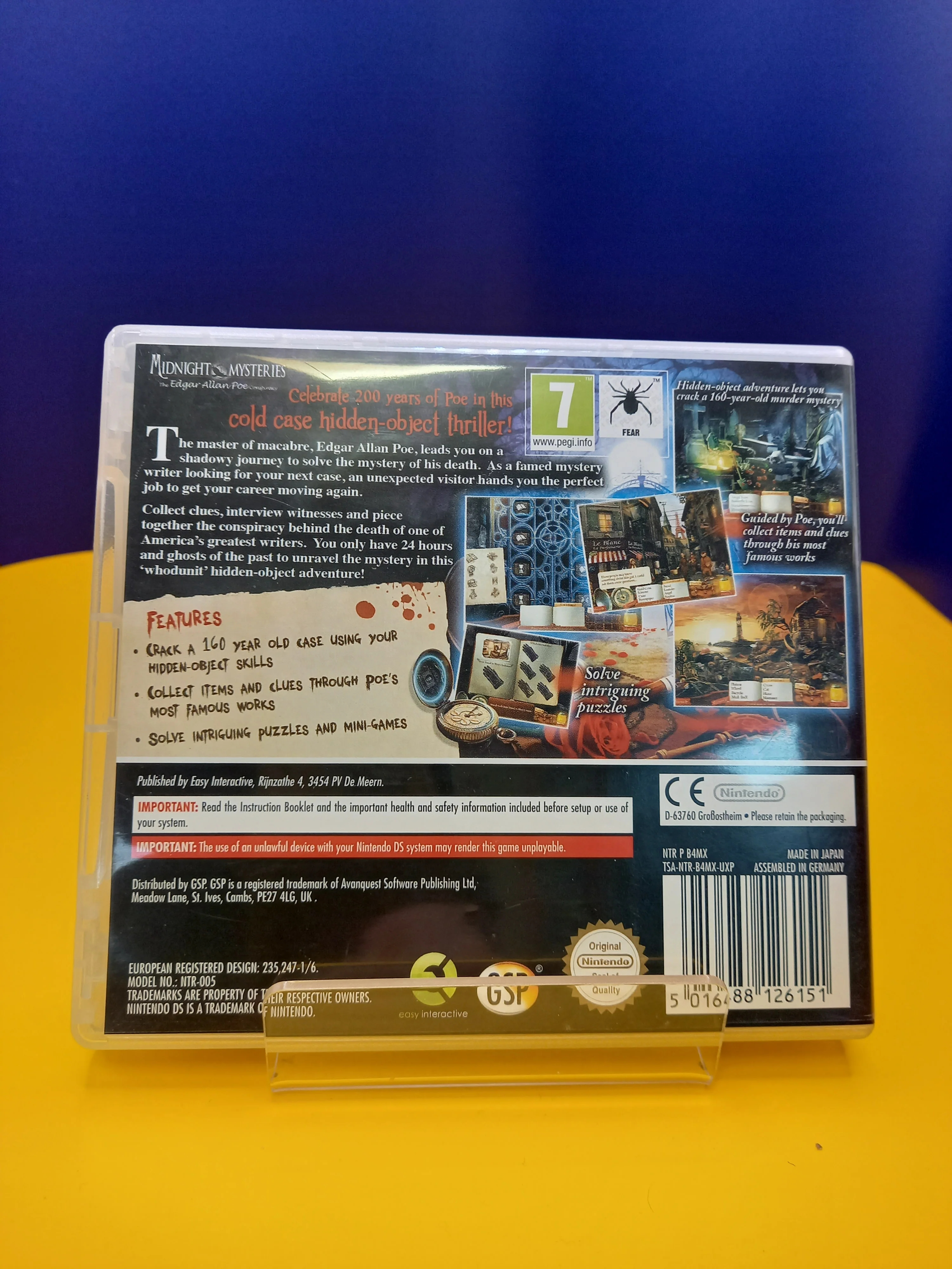Midnight Mysteries: The Edgar Allan Poe Conspiracy Nintendo DS Game - Image 4
