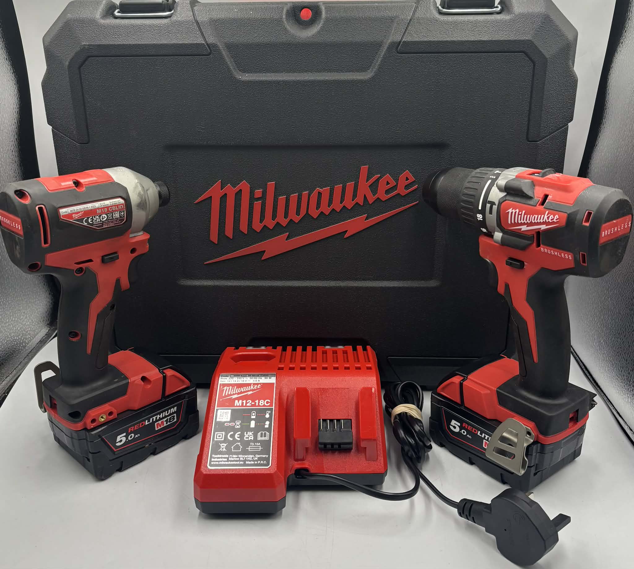 Milwaukee Drill & Impact Wrench Charger HD Case