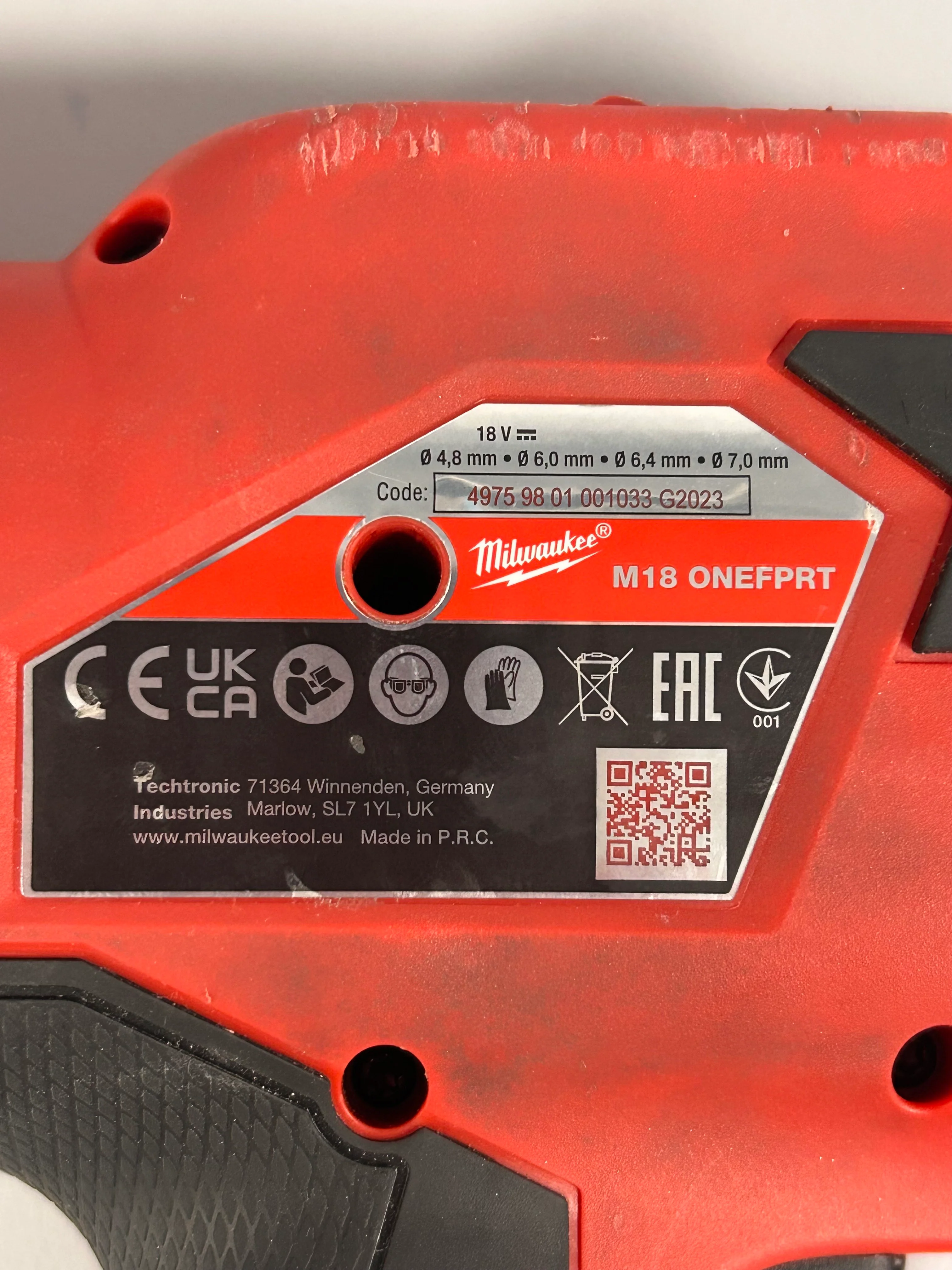 Milwaukee Fuel One-Key Rivet Tool M18 ONEFPRT - Image 4