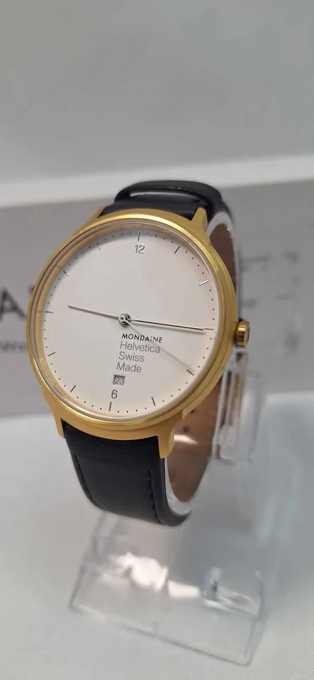 Mondaine Helvetica No.1 Light MH1.L2 Quartz Unisex Watch - Leather Strap - Boxed - Image 2