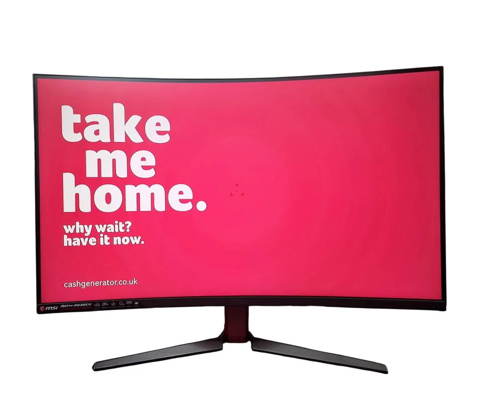 MSI Optix AG32CV 32" 165Hz Curved Full HD Gaming Monitor **Collection Only**