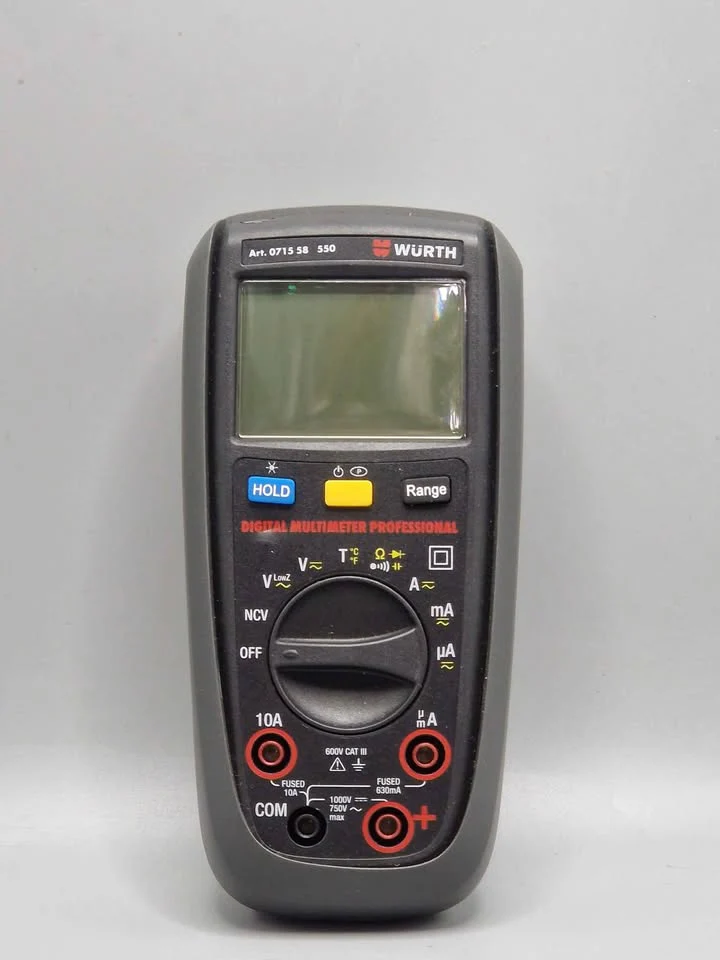 Multimètre WURTH MTX 203 AC /DC TRMS DMM 6000pts DIGITAL PRO - Image 4