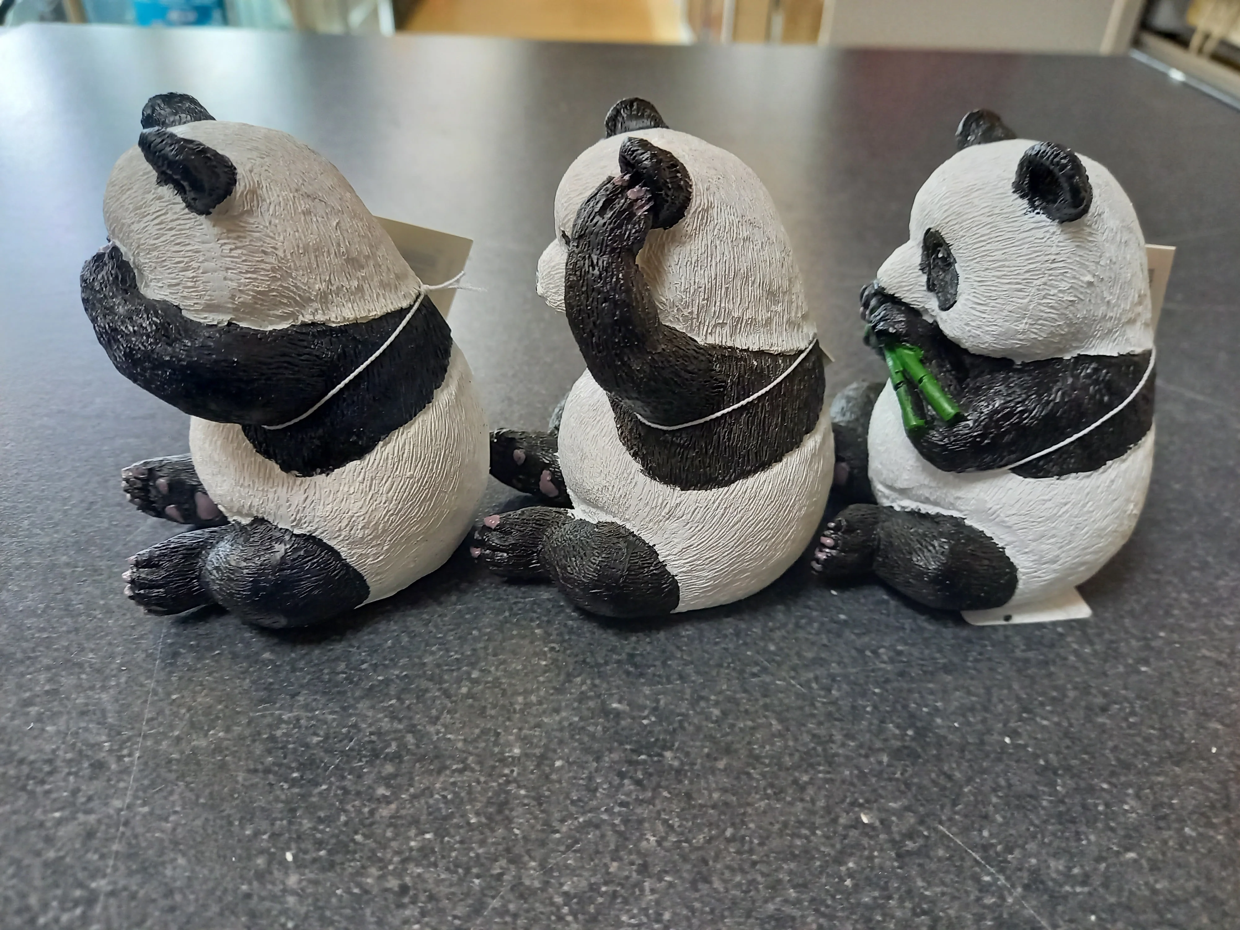 Nemesis Now Three Wise Pandas Figurines - Image 4