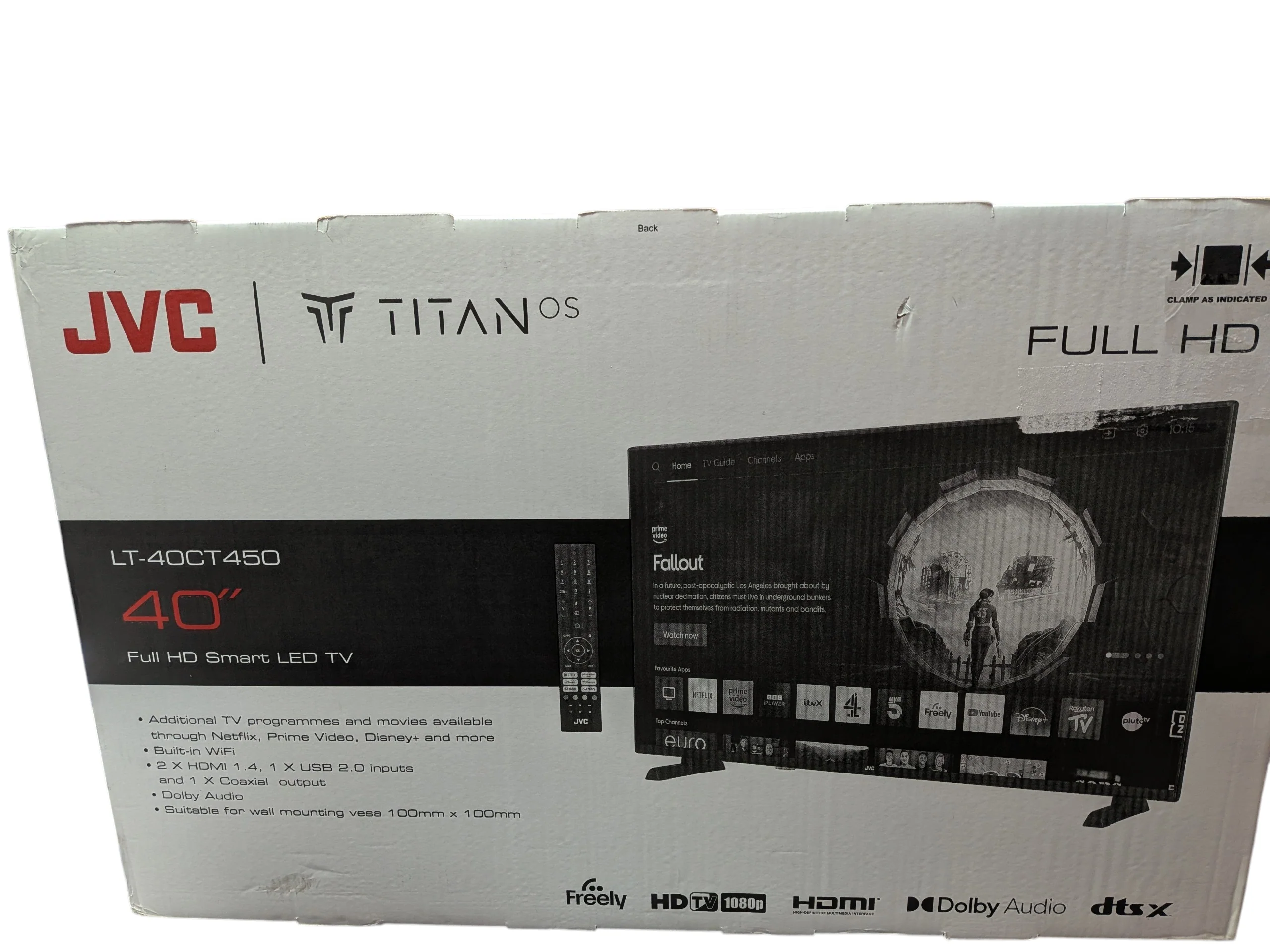 New JVC 40" Smart TV LT-40CT450 - Image 2