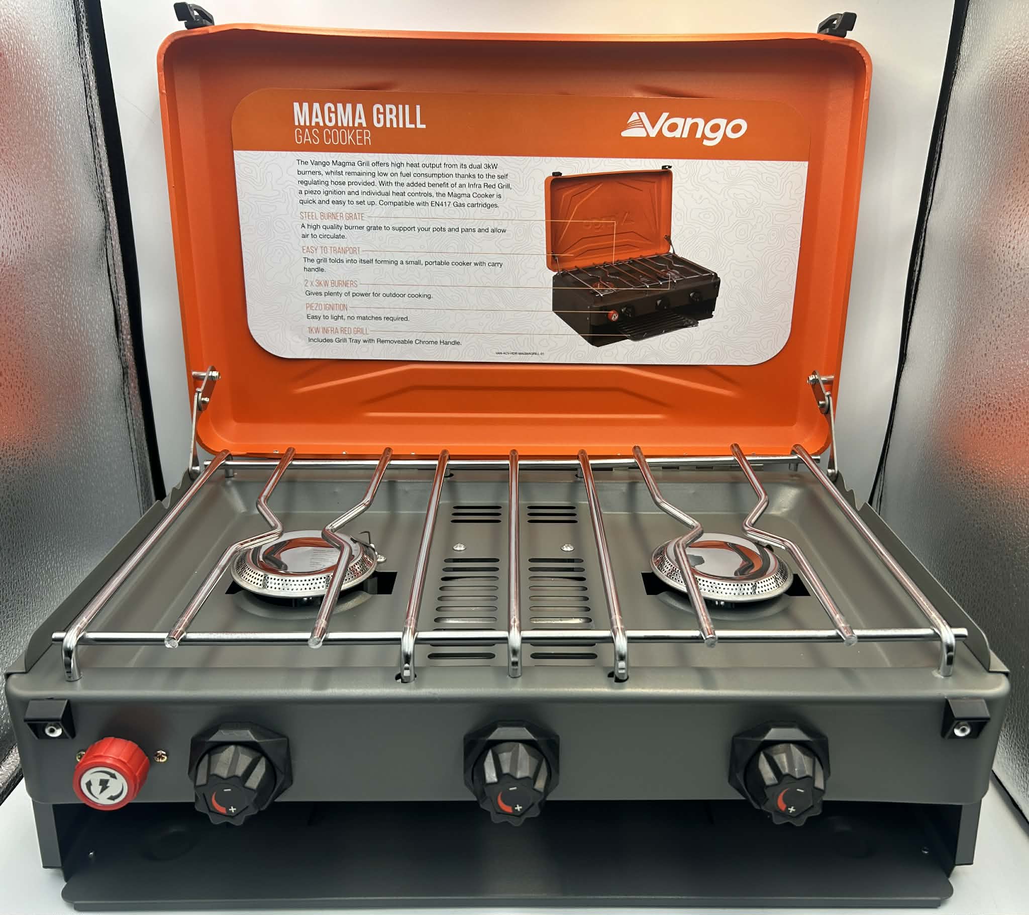 *NEW* Vango Magma Gas Double Camping Cooker - Image 4